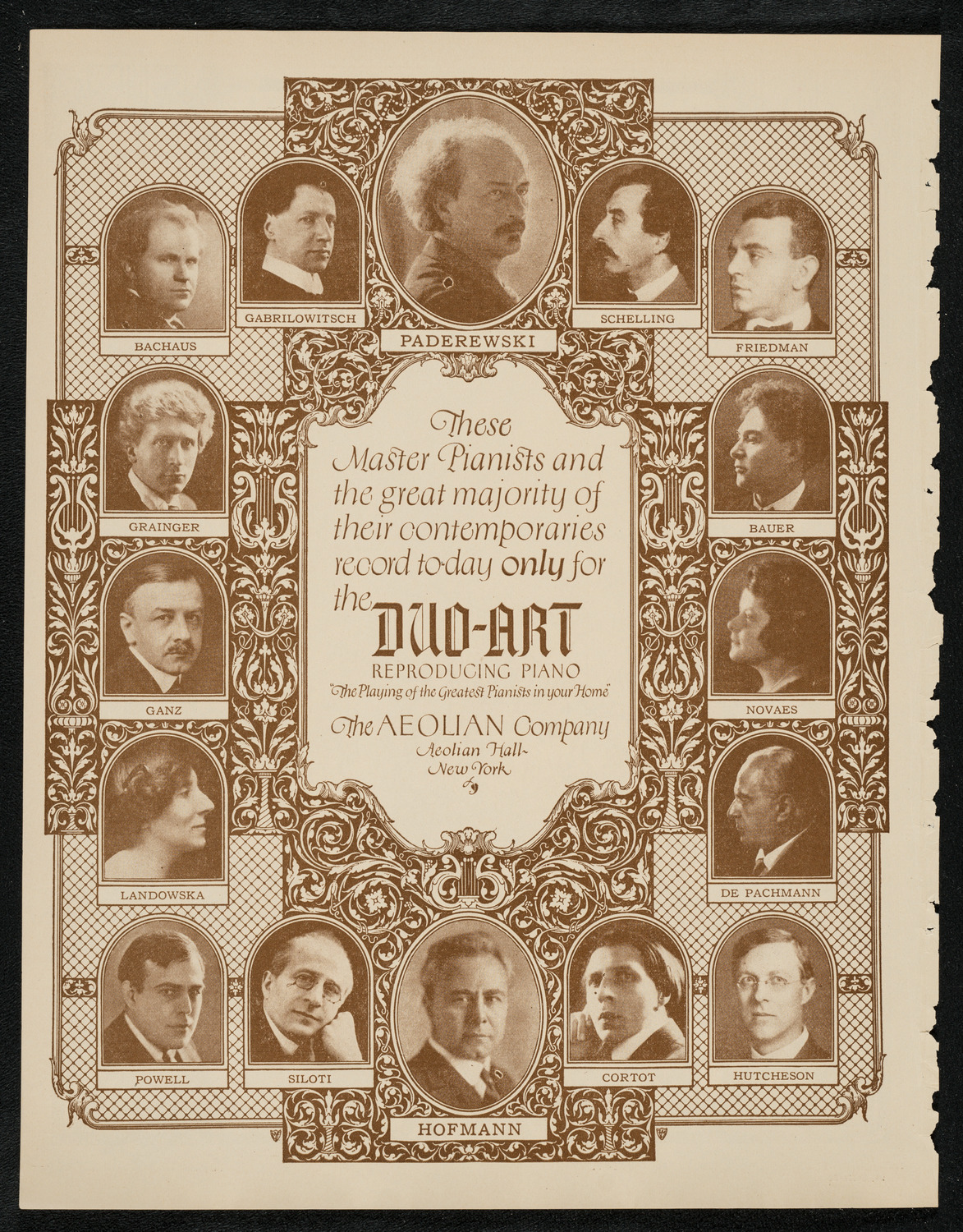 Philadelphia Orchestra, March 11, 1924, program page 2