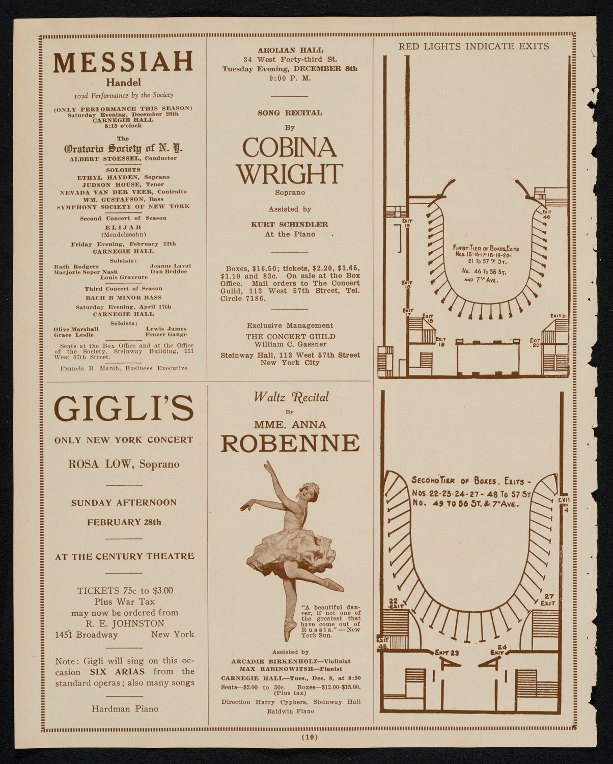 State Symphony Orchestra of New York, December 5, 1925, program page 10