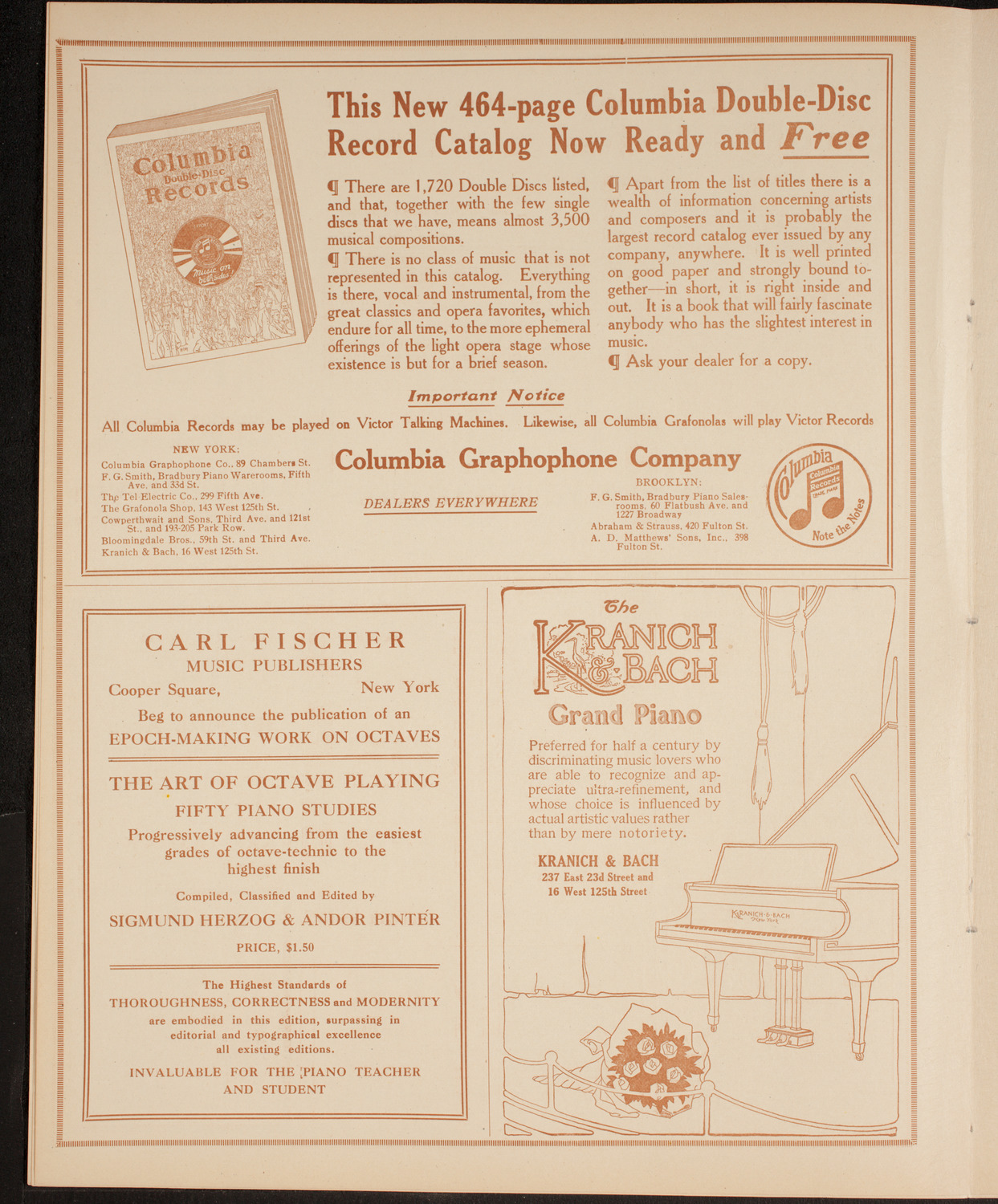 Elmendorf Lecture: Around the United States, December 7, 1914, program page 6
