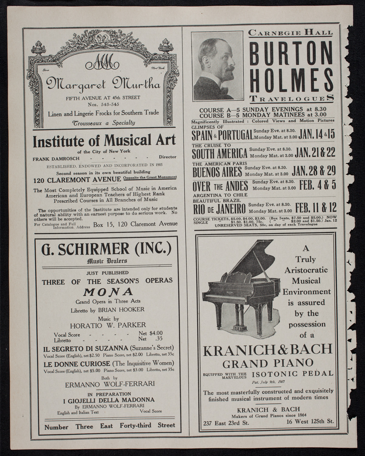 Symphony Concert for Young People, January 6, 1912, program page 6