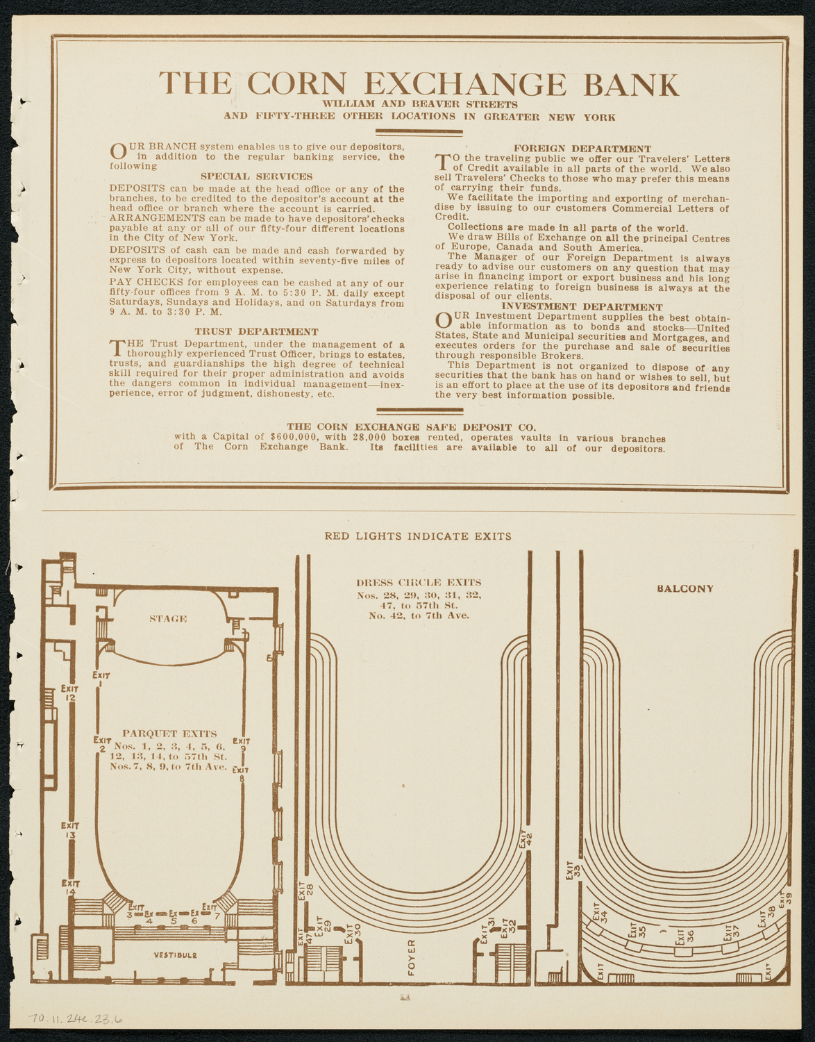 New York Philharmonic, November 24, 1923, program page 11
