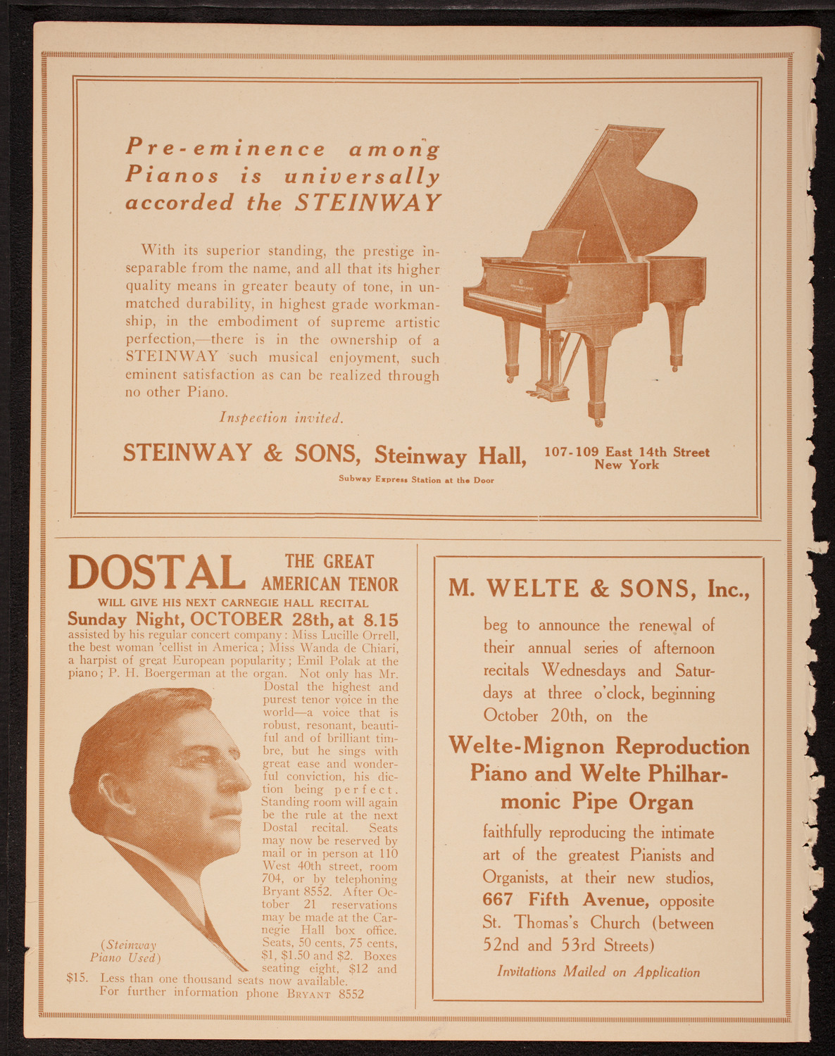 Columbus Day Celebration, October 12, 1917, program page 4