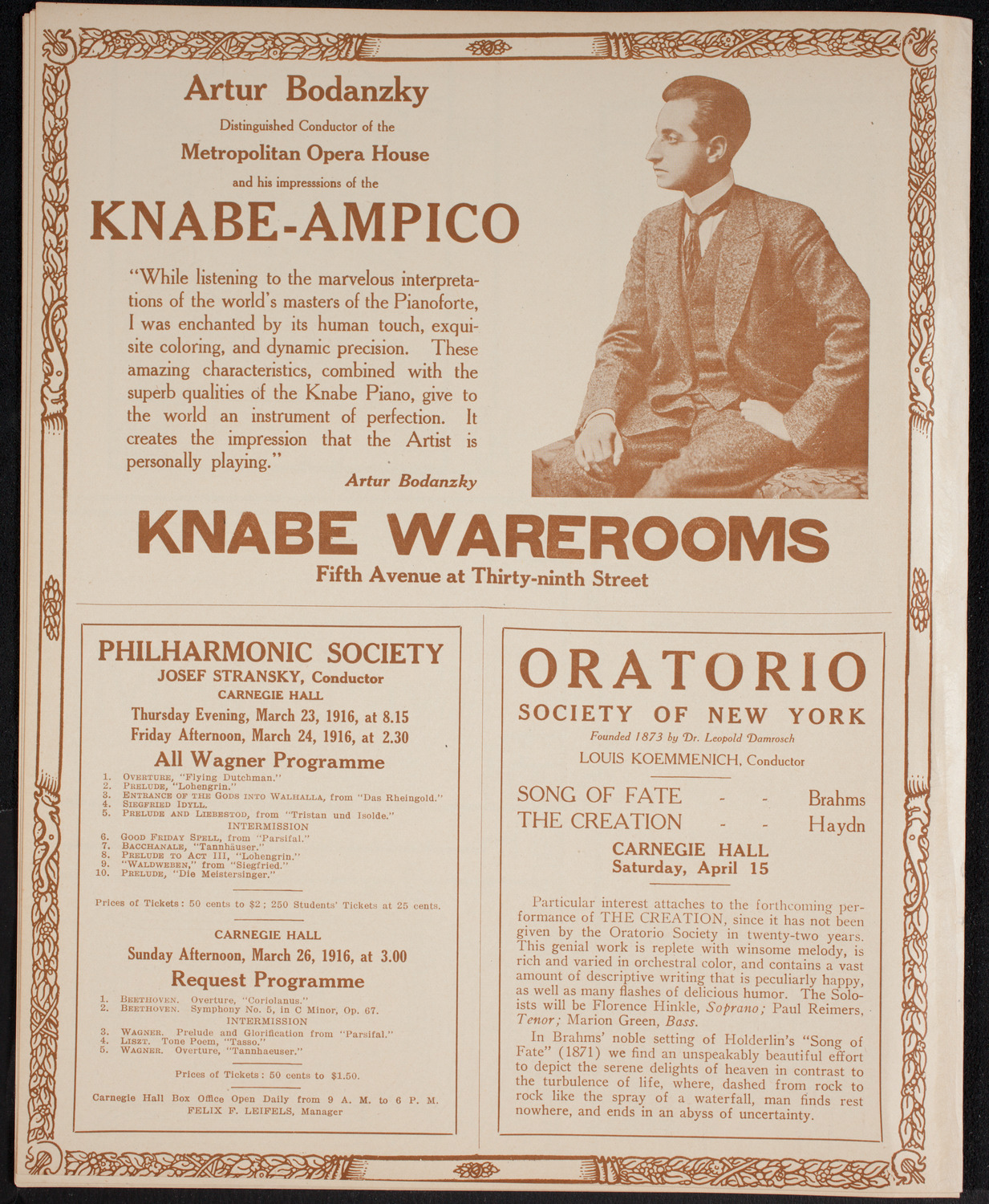 Mass Meeting/ Rally: American Rights Committee, March 13, 1916, program page 12