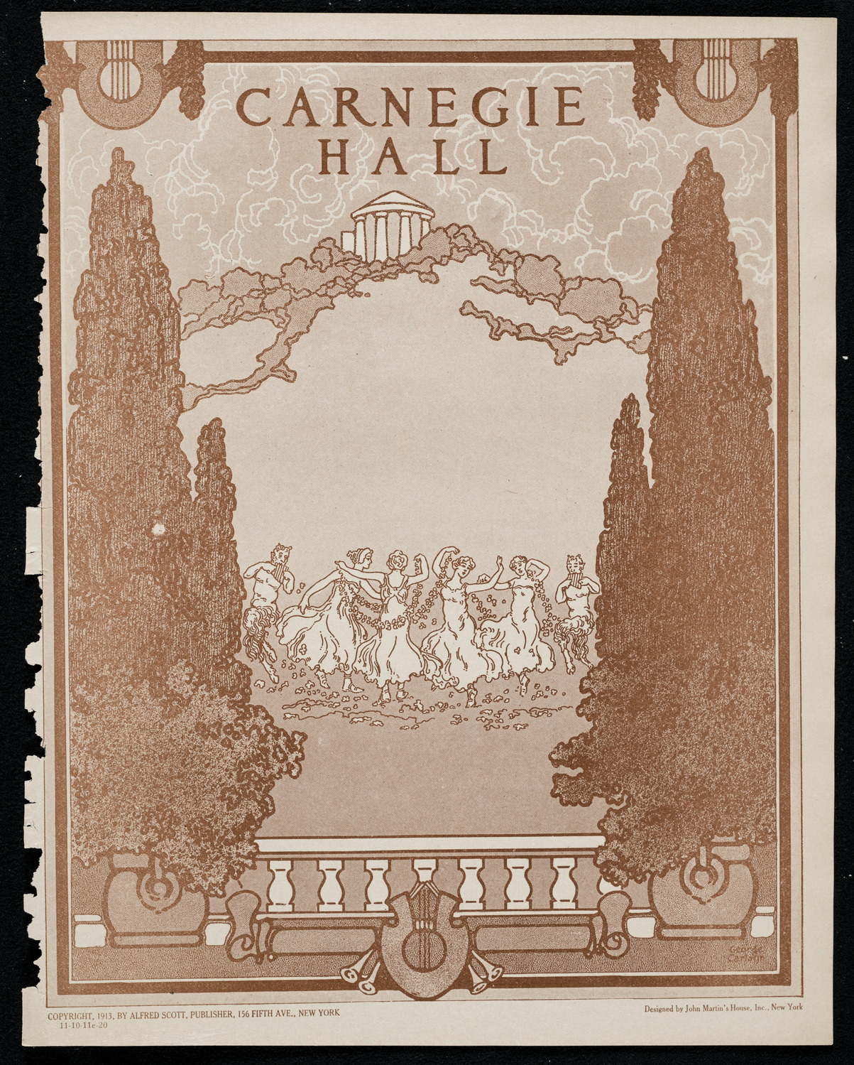 Leopold Godowsky, Piano, October 11, 1920, program page 1