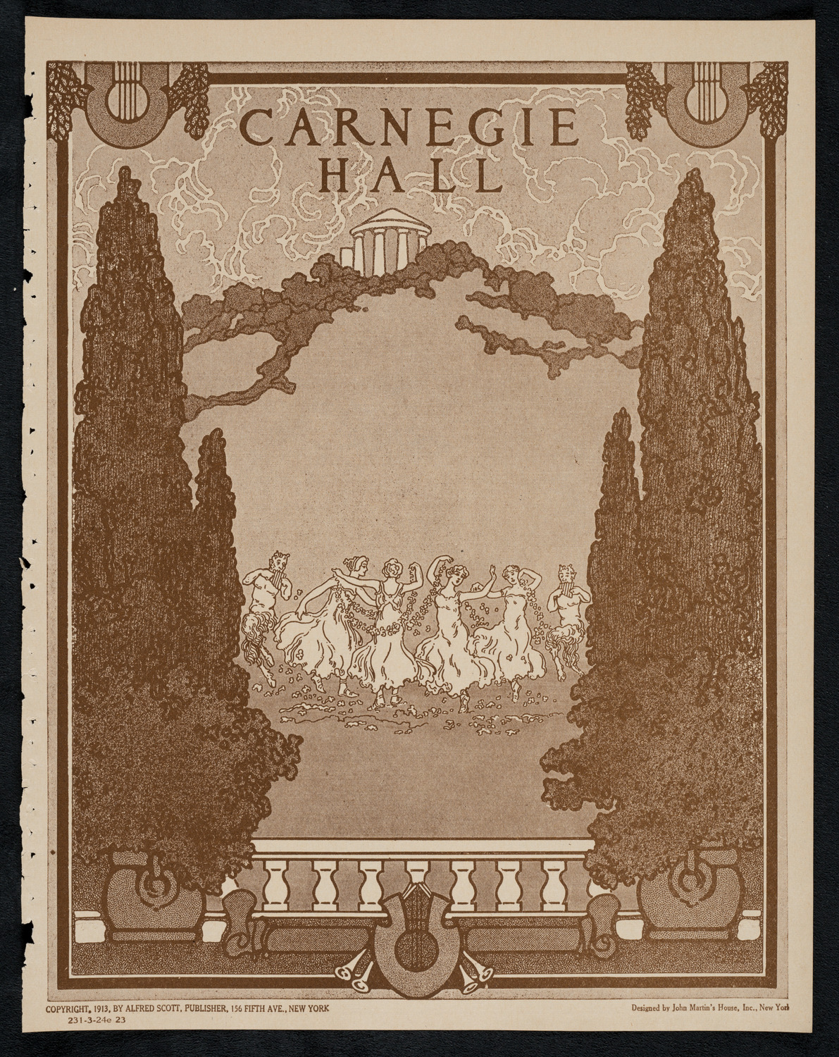 Vestoff-Serova Russian School of Dancing, March 24, 1923, program page 1