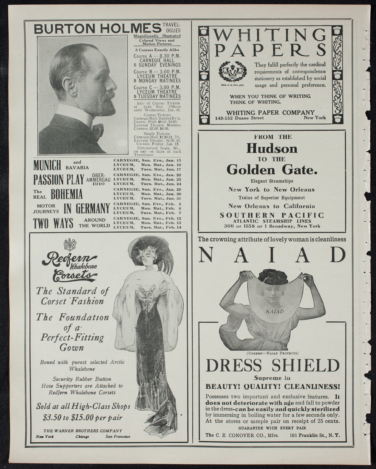 New York Symphony Orchestra: Benefit for the Council of Jewish Women, New York Section, January 14, 1911, program page 2