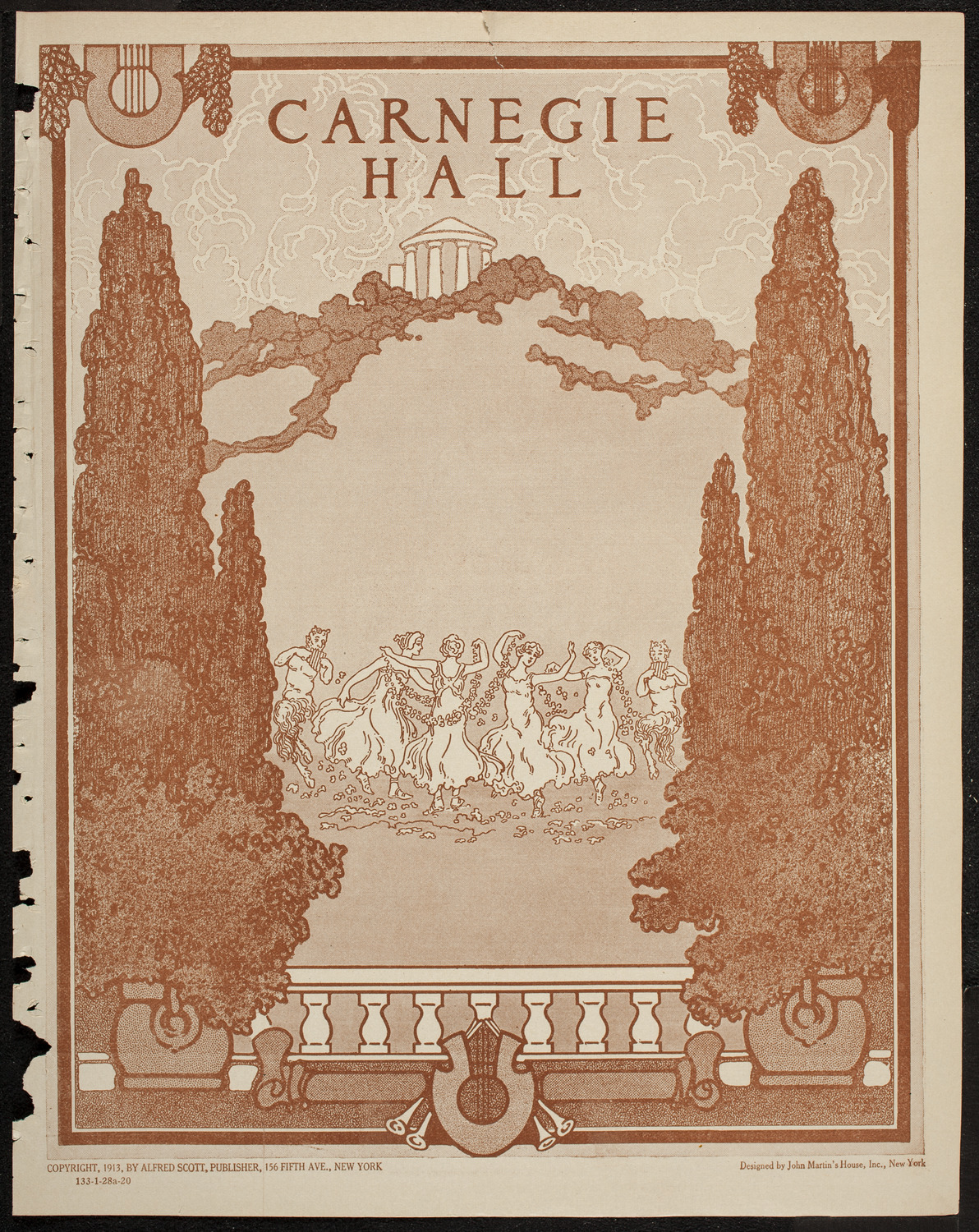 Alice Peroux Williams, Mezzo-Soprano, January 28, 1920, program page 1