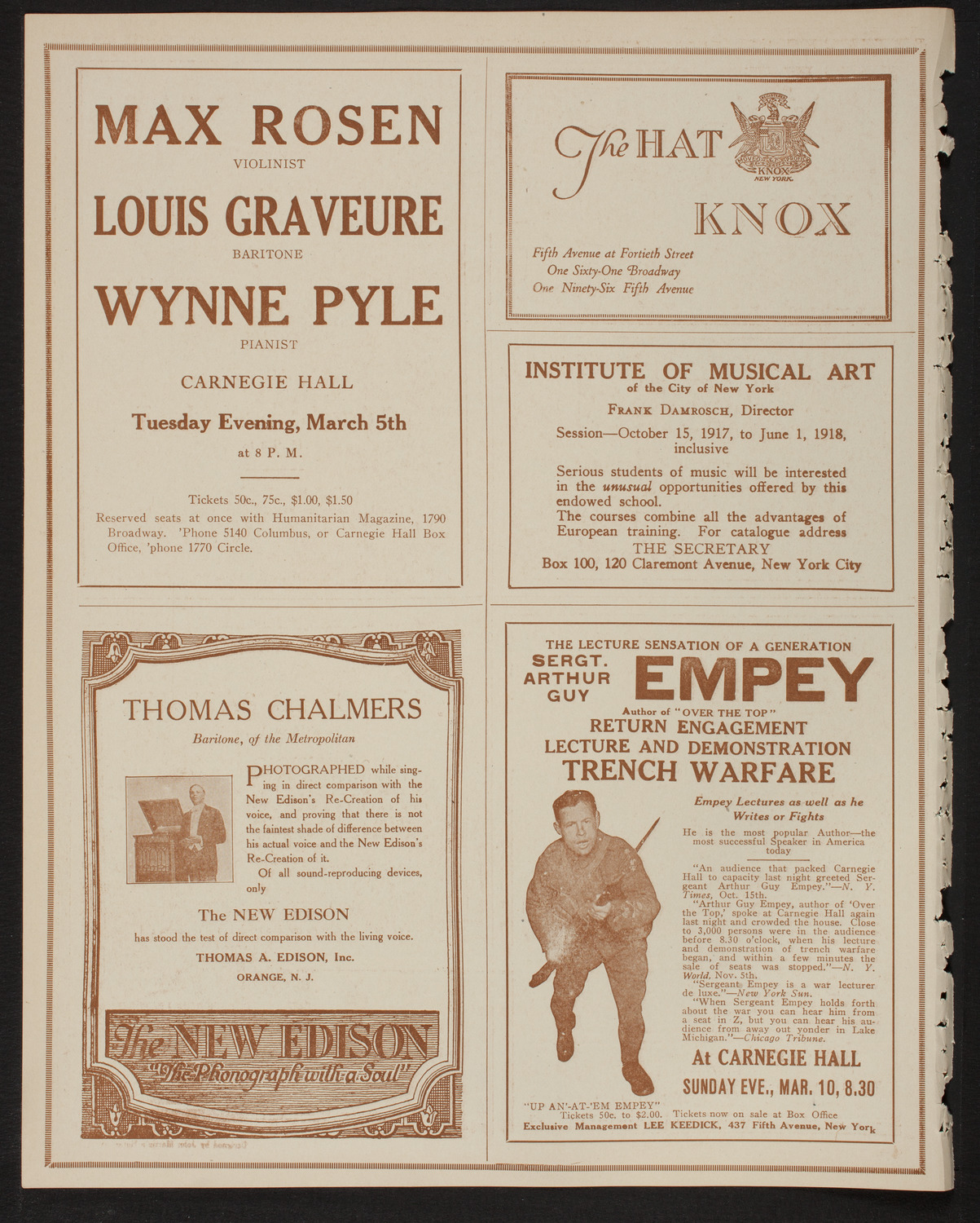Maude Fay, Soprano, March 3, 1918, program page 2