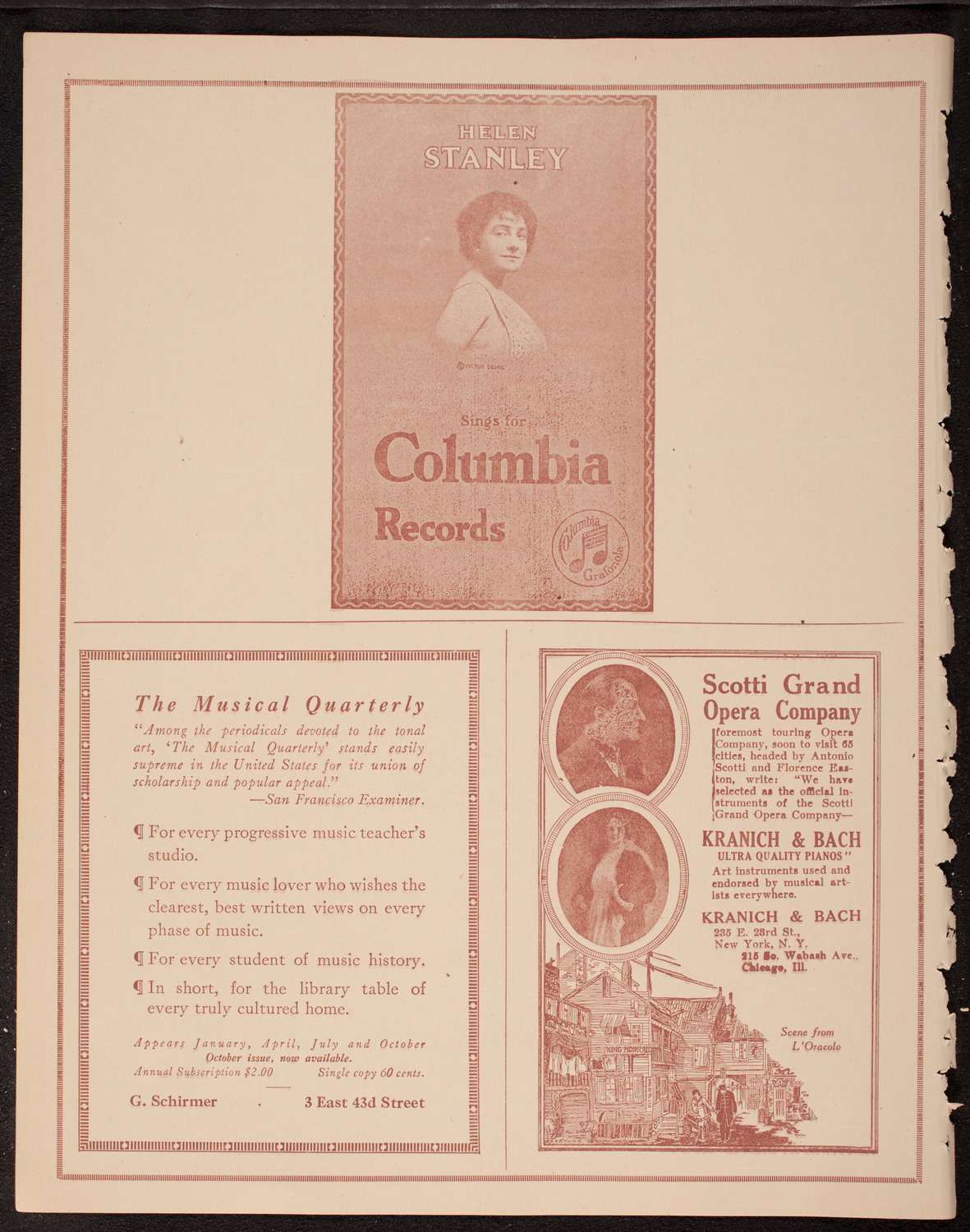 Helen Stanley, Soprano, November 4, 1919, program page 6