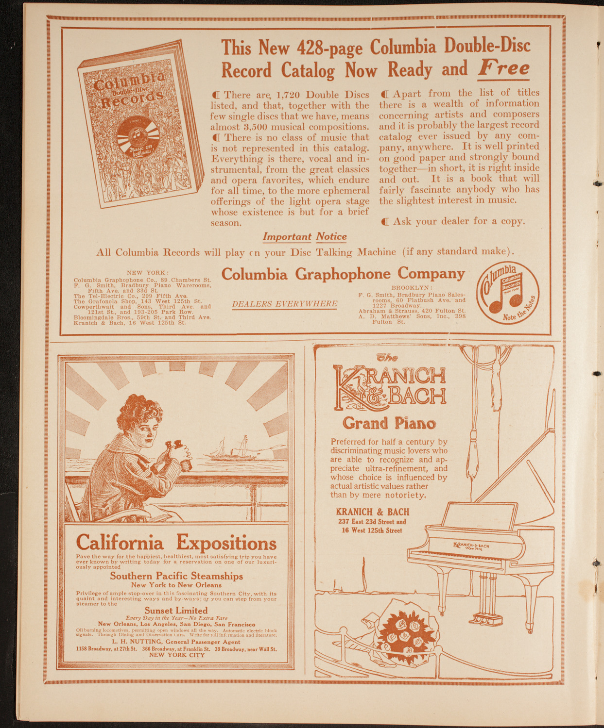 The Civic Forum, February 24, 1915, program page 6