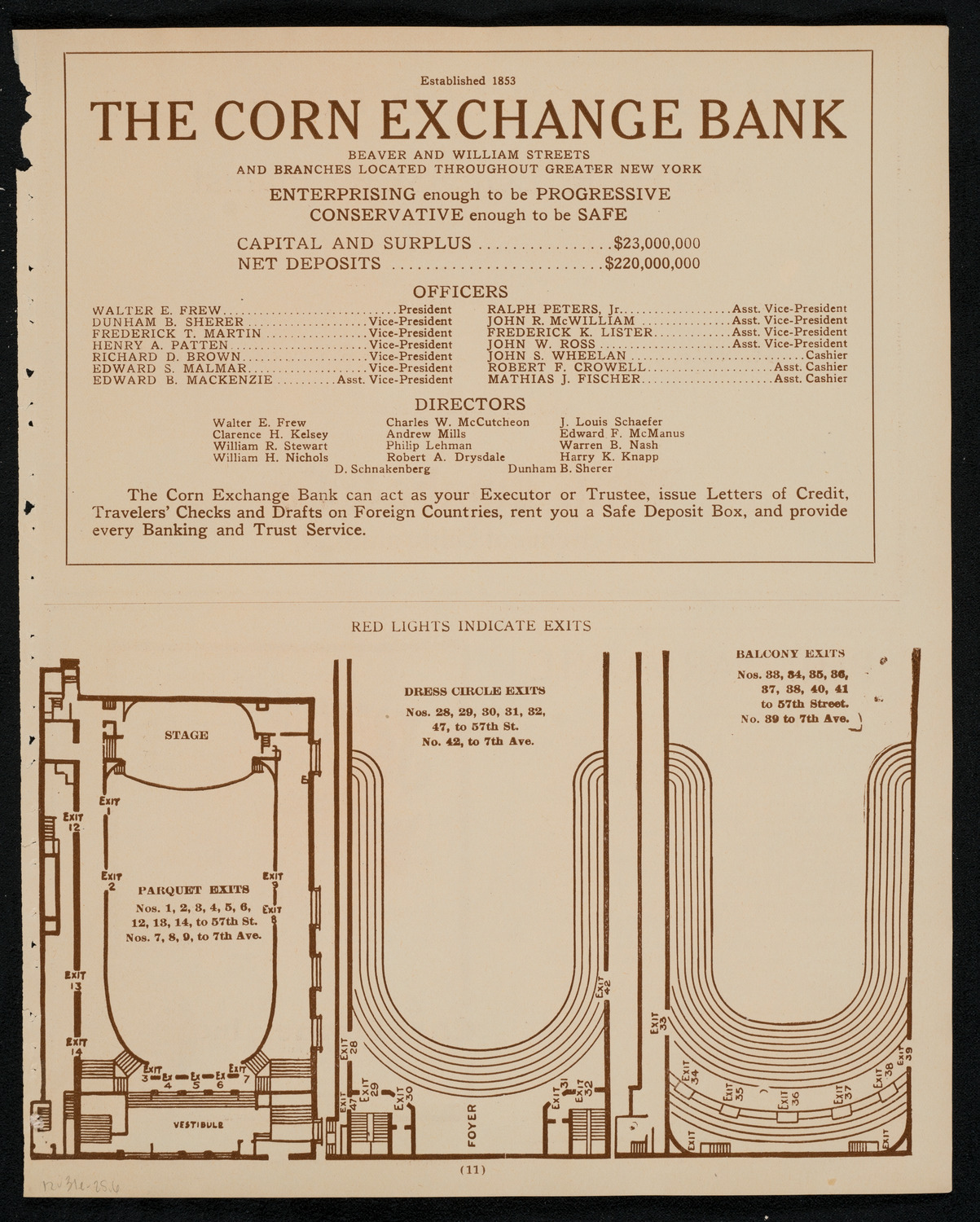 New York Philharmonic, December 31, 1925, program page 11