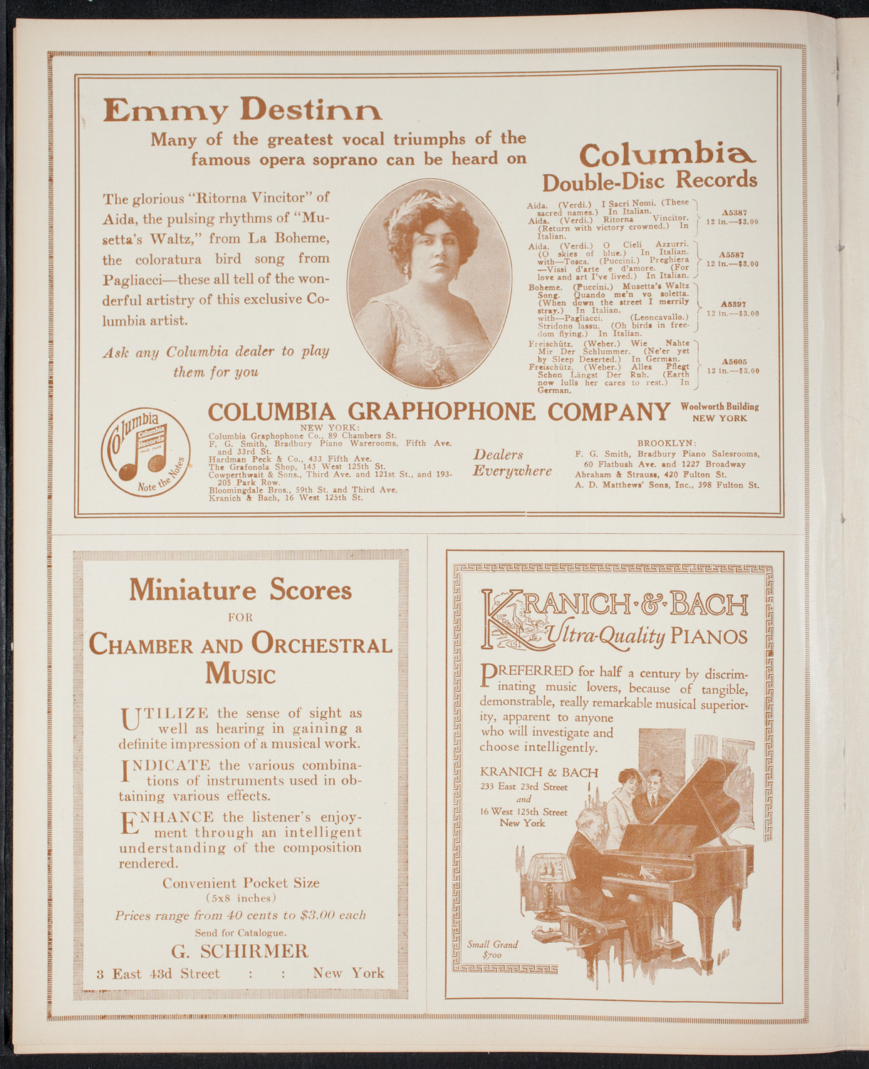 Roy Chandler's South American Series: Spring Byington-Chandler "A Trip to the Argentine", November 24, 1915, program page 6