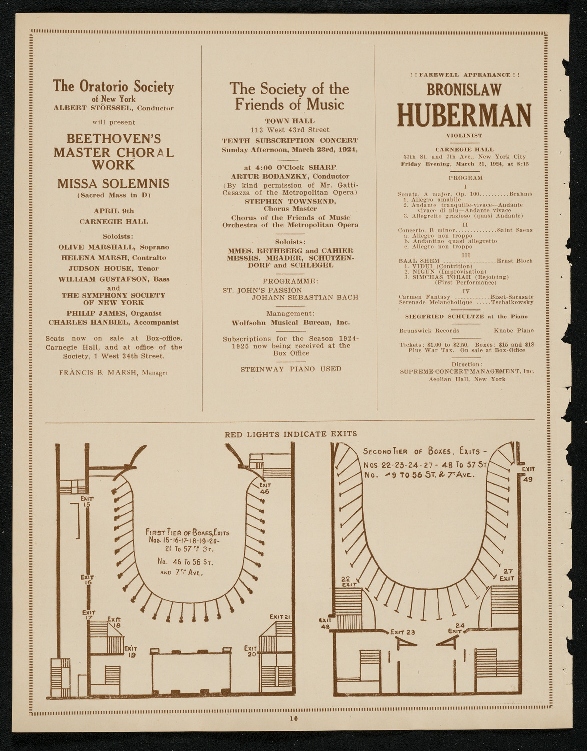 Jewish National Workers Alliance Chorus, March 15, 1924, program page 10