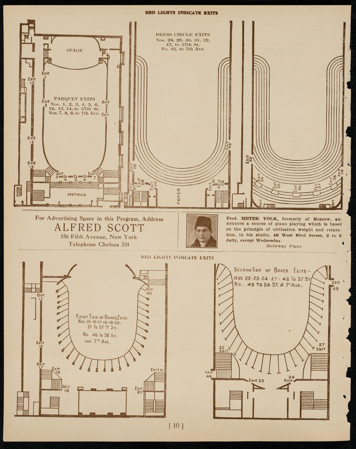 Frieda Hempel, Soprano, January 13, 1922, program page 10