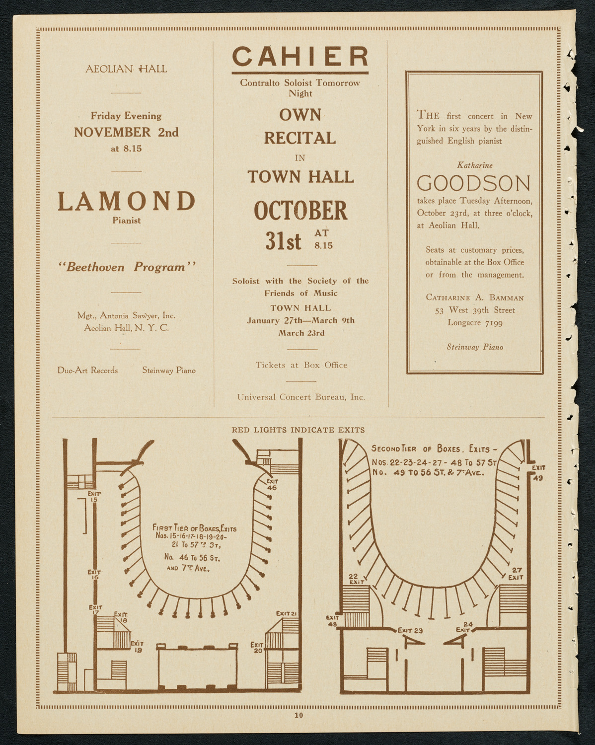 Meeting: American Jewish Congress, October 14, 1923, program page 10