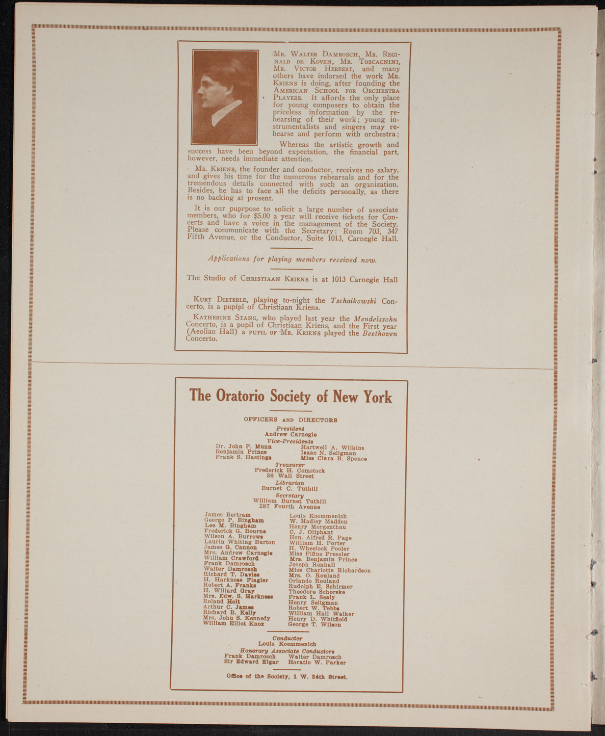 Benefit: Irish Relief Fund, May 27, 1916, program page 10