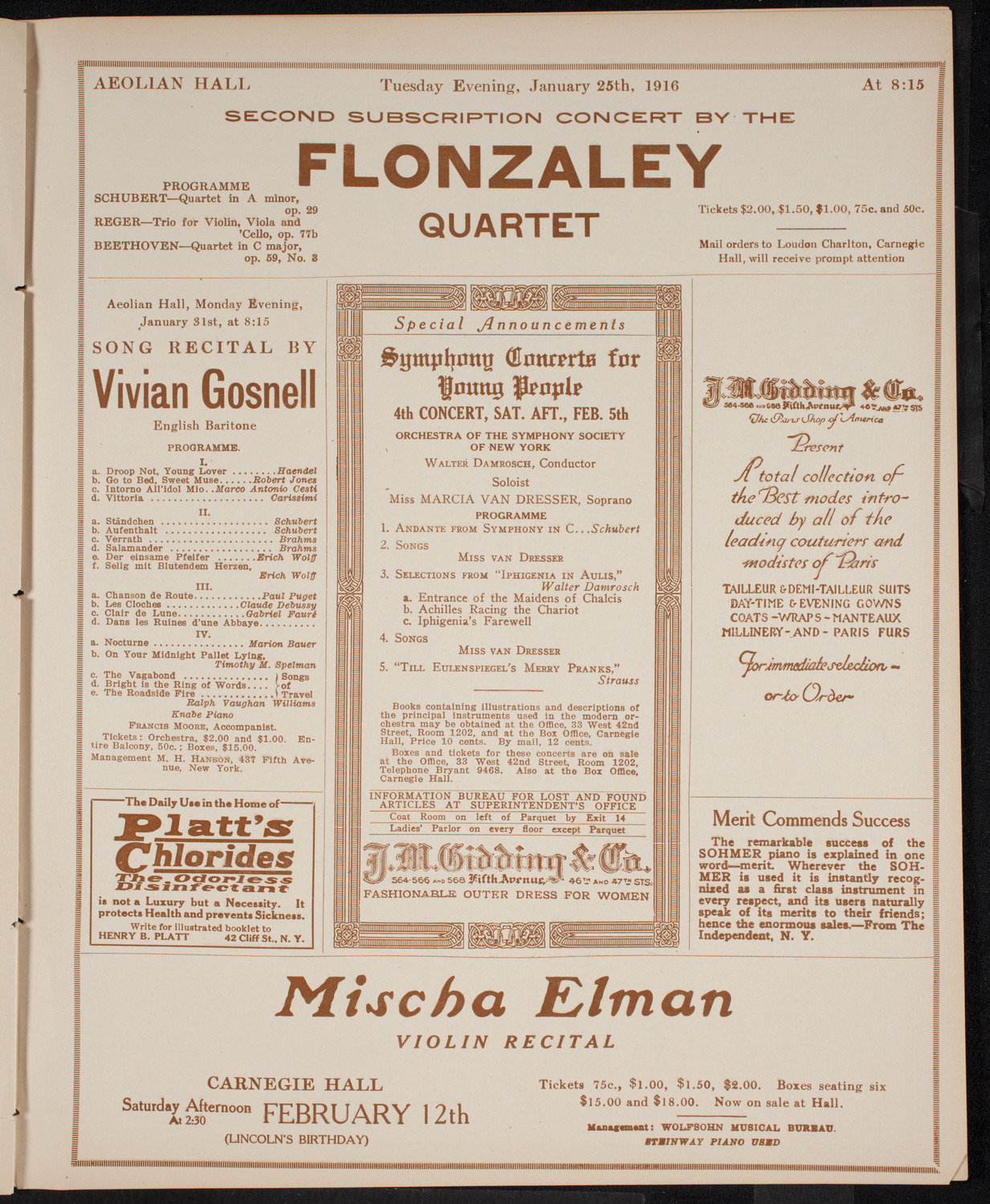Burton Holmes Travelogue: Down in Dixie, January 23, 1916, program page 9