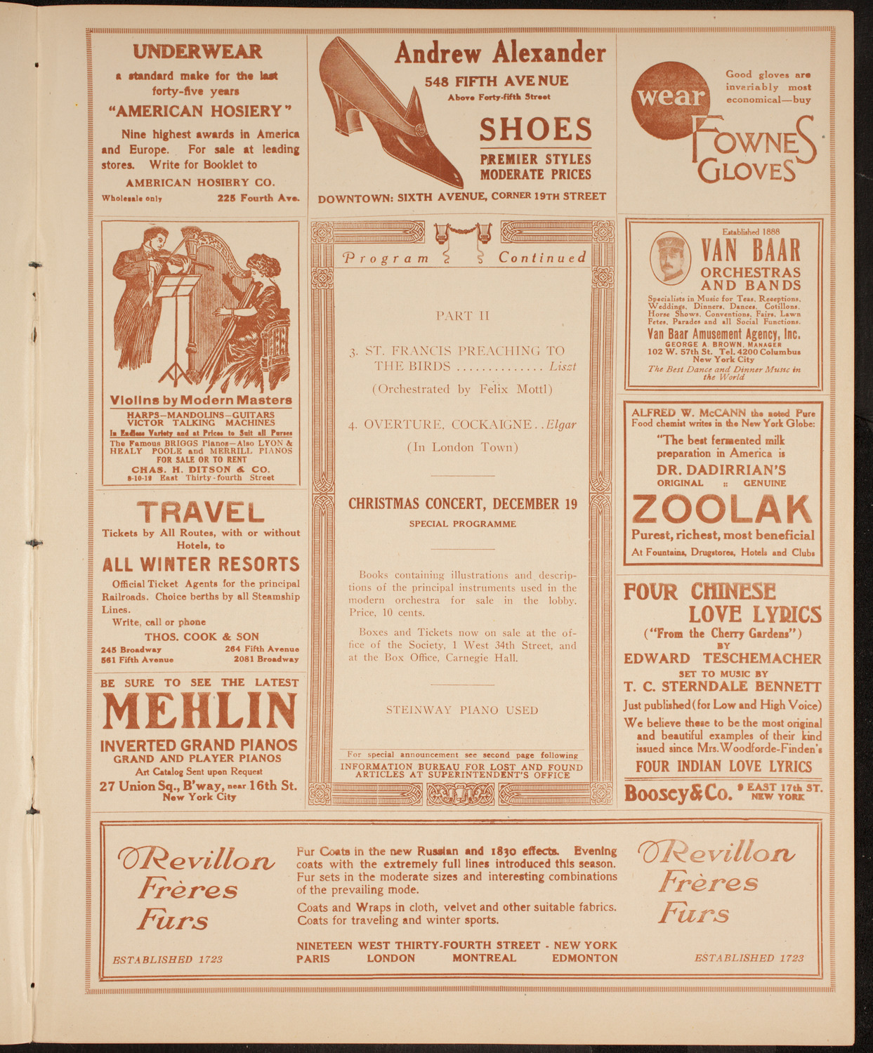 Symphony Concert for Young People, November 21, 1914, program page 7