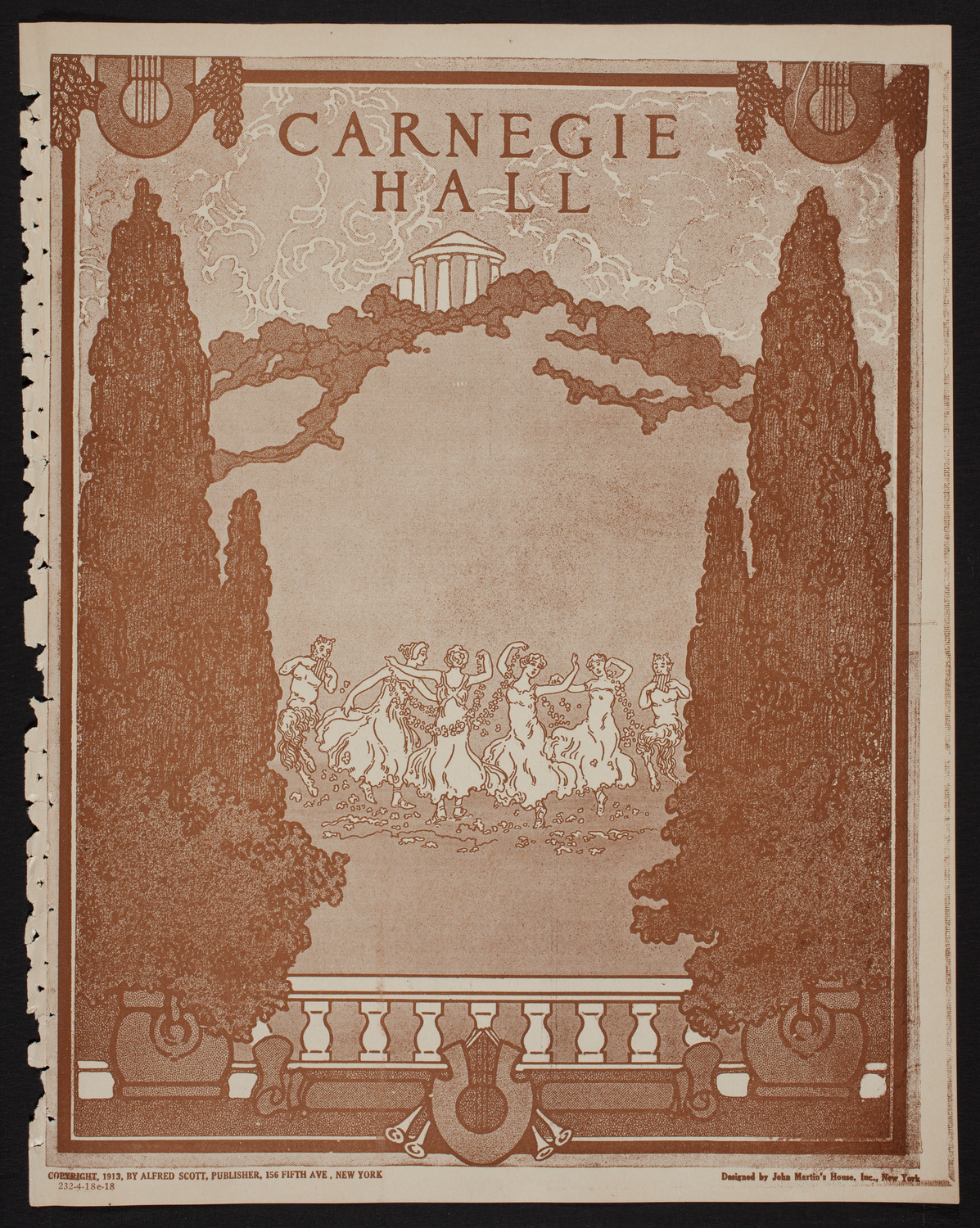 Ossip Gabrilowitsch Orchestral Concert, April 18, 1918, program page 1