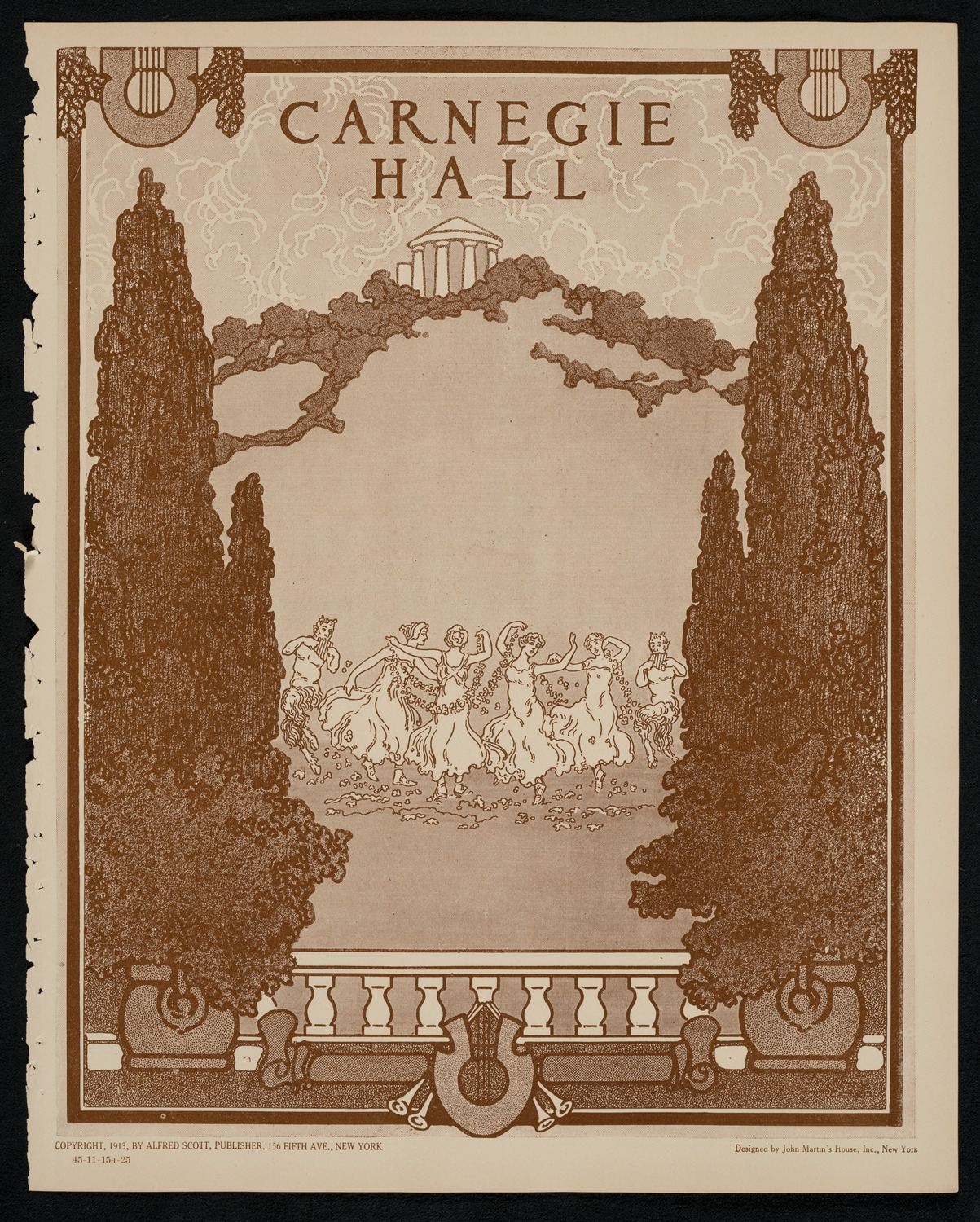 New York Philharmonic, November 15, 1925, program page 1