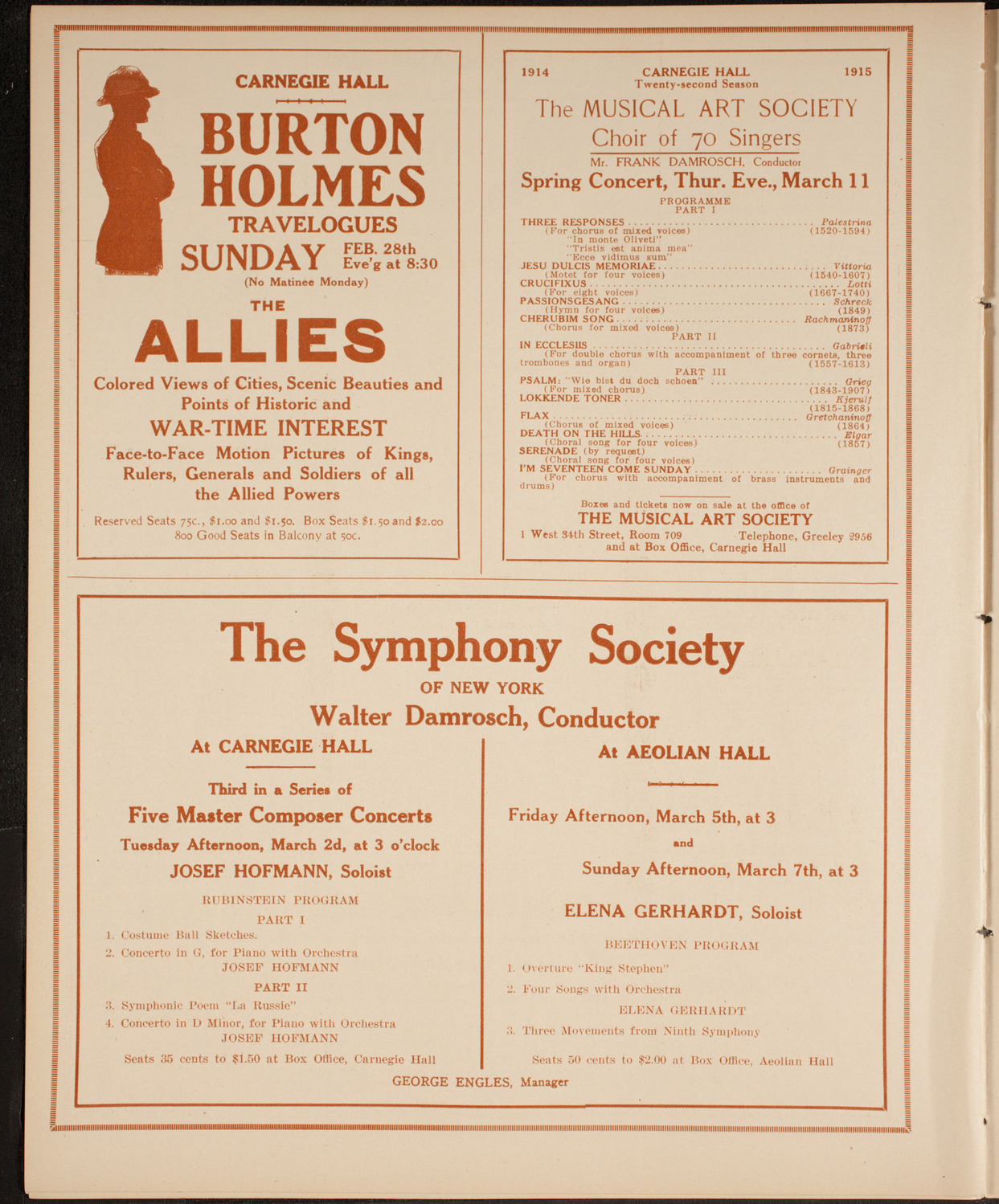 Symphony Concert for Young People, February 27, 1915, program page 8