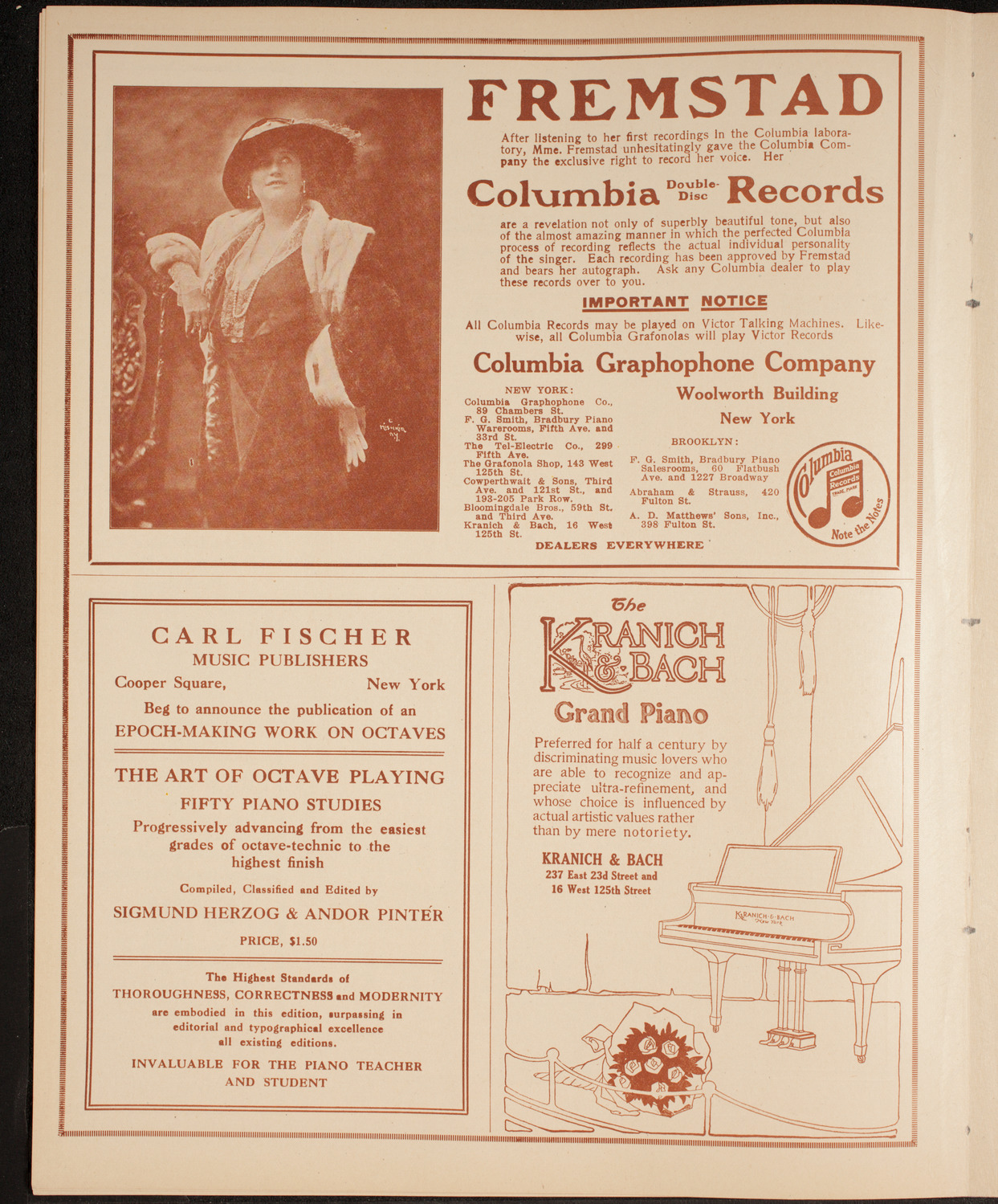 Musical Art Society of New York, December 15, 1914, program page 6