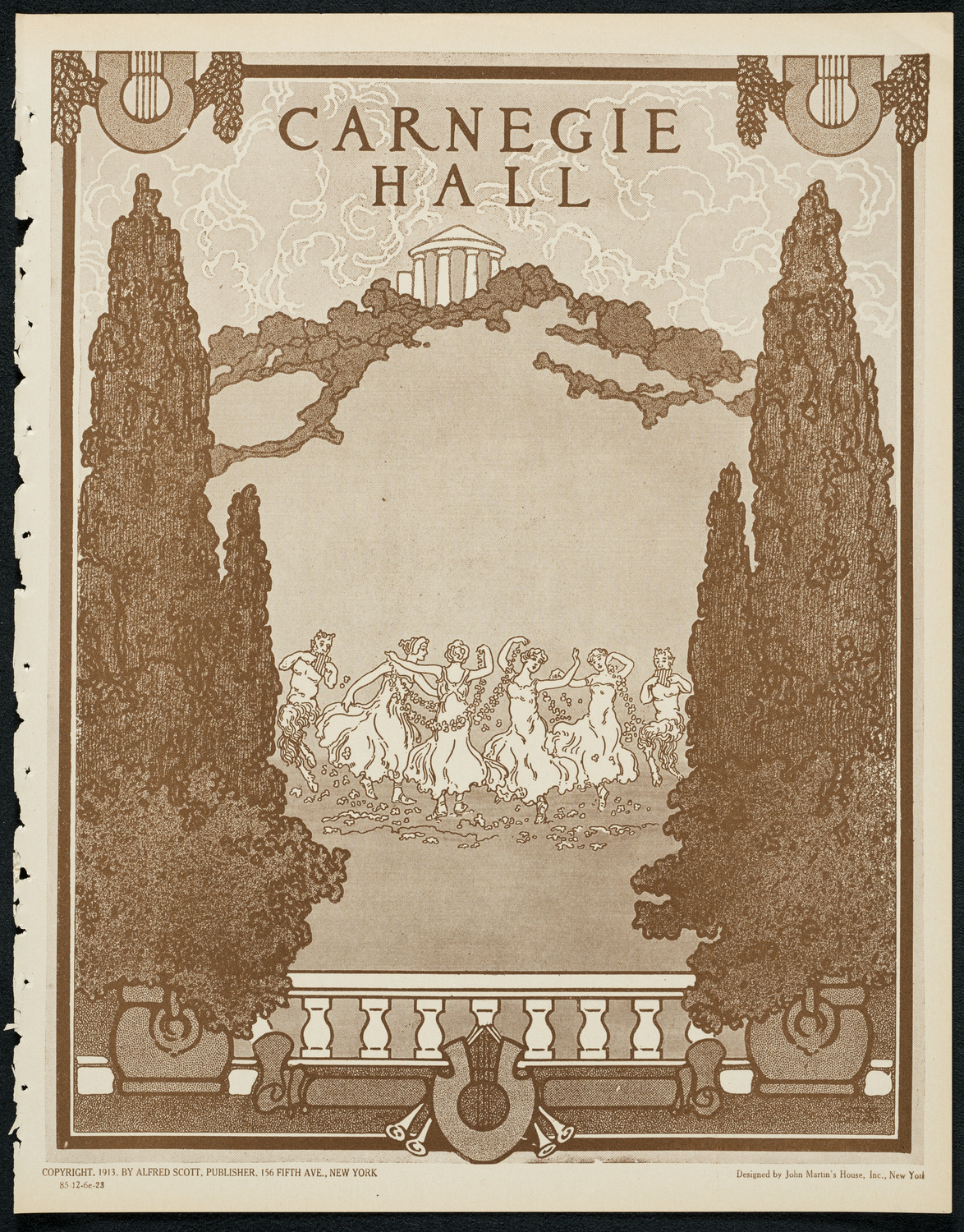 New York Philharmonic, December 6, 1923, program page 1