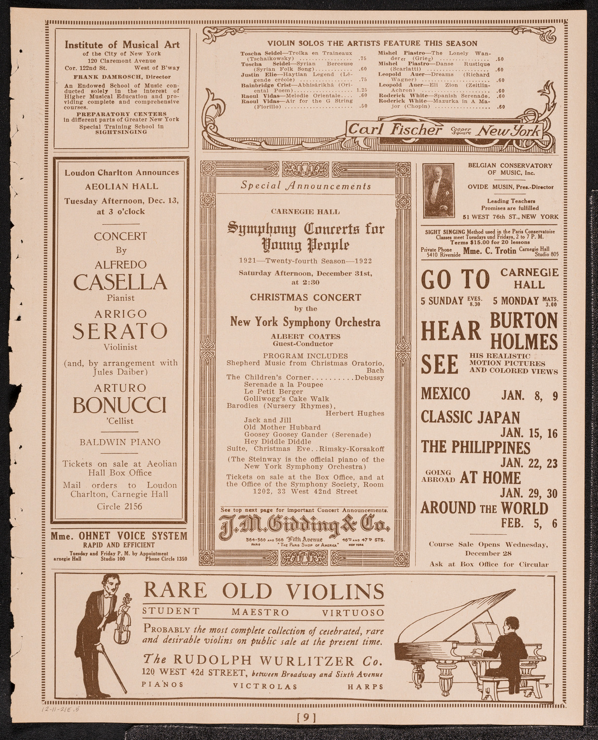 Newman Traveltalks: Norway, Sweden and Denmark, December 11, 1921, program page 9