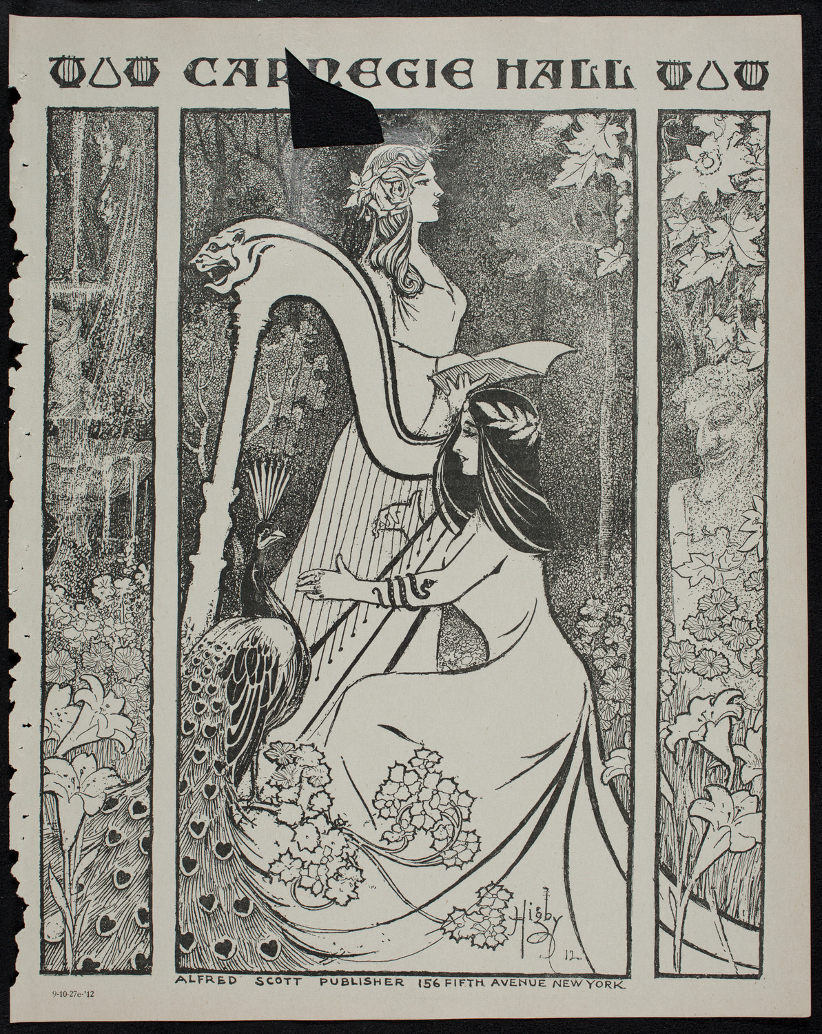 Elmendorf Lecture: The Great Southwest, October 27, 1912, program page 1