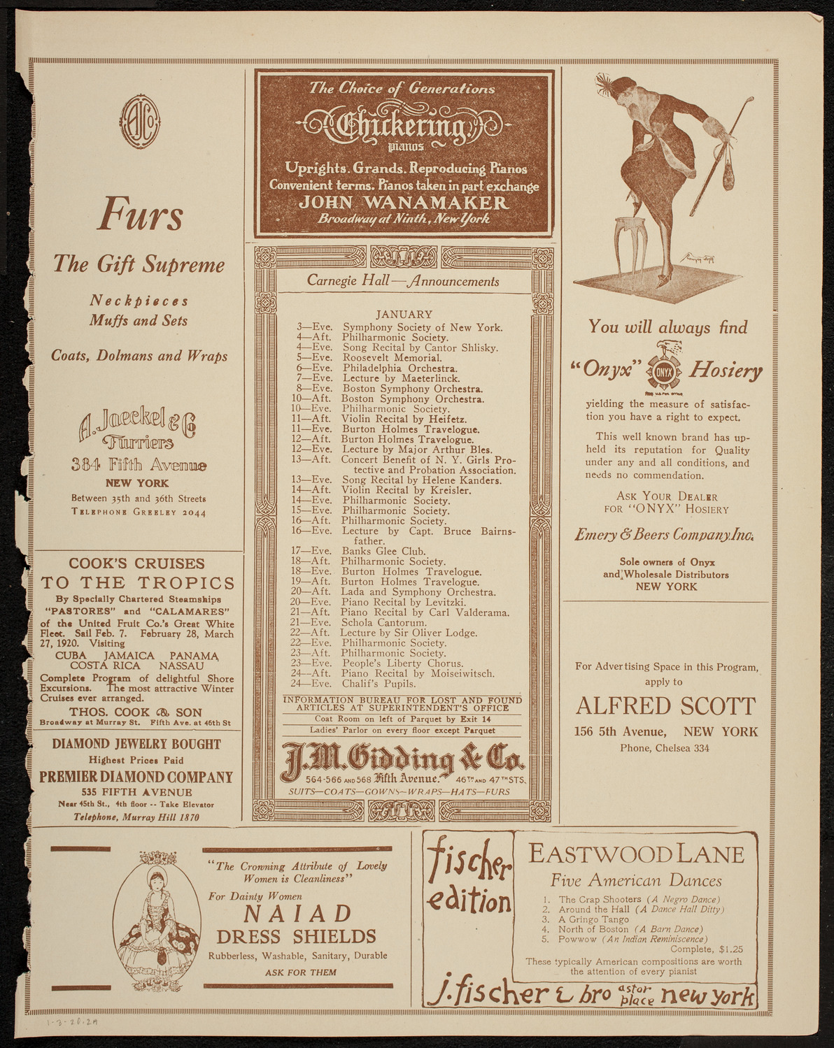 Symphony Concert for Young People, January 3, 1920, program page 3