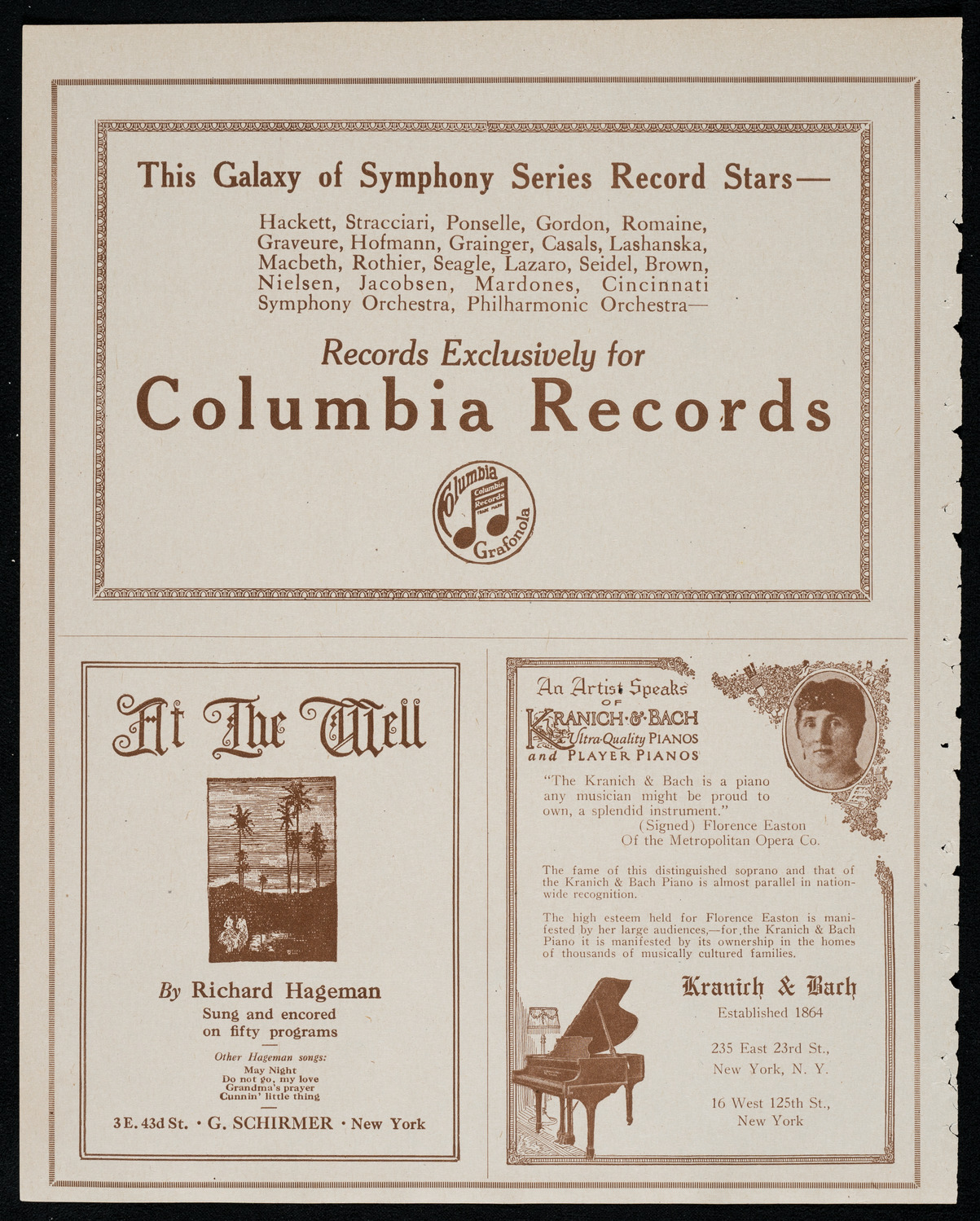 New York Symphony Orchestra, November 11, 1920, program page 6