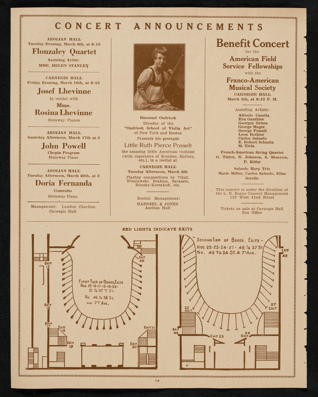 Ethel Leginska, Piano, February 20, 1923, program page 10
