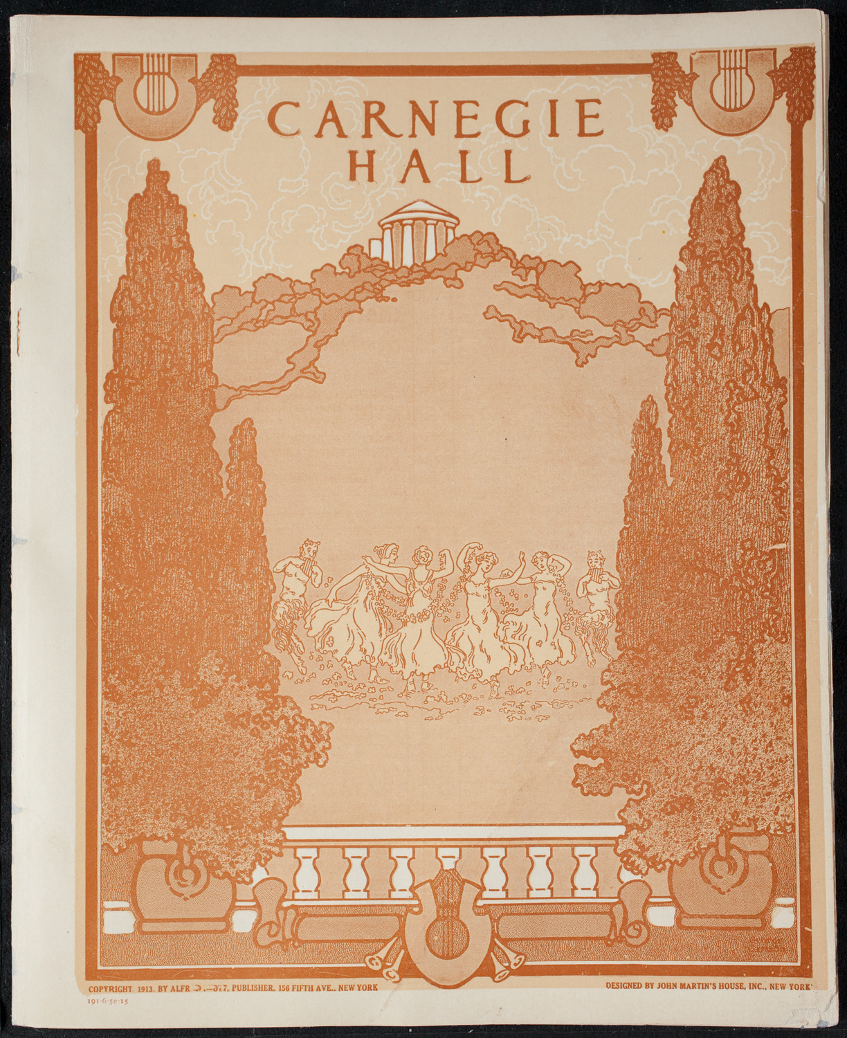 Orchestral Society of New York, June 5, 1915, program page 1