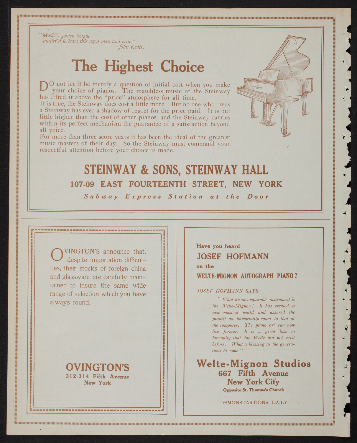 Russian Symphony Society of New York, February 16, 1918, program page 4