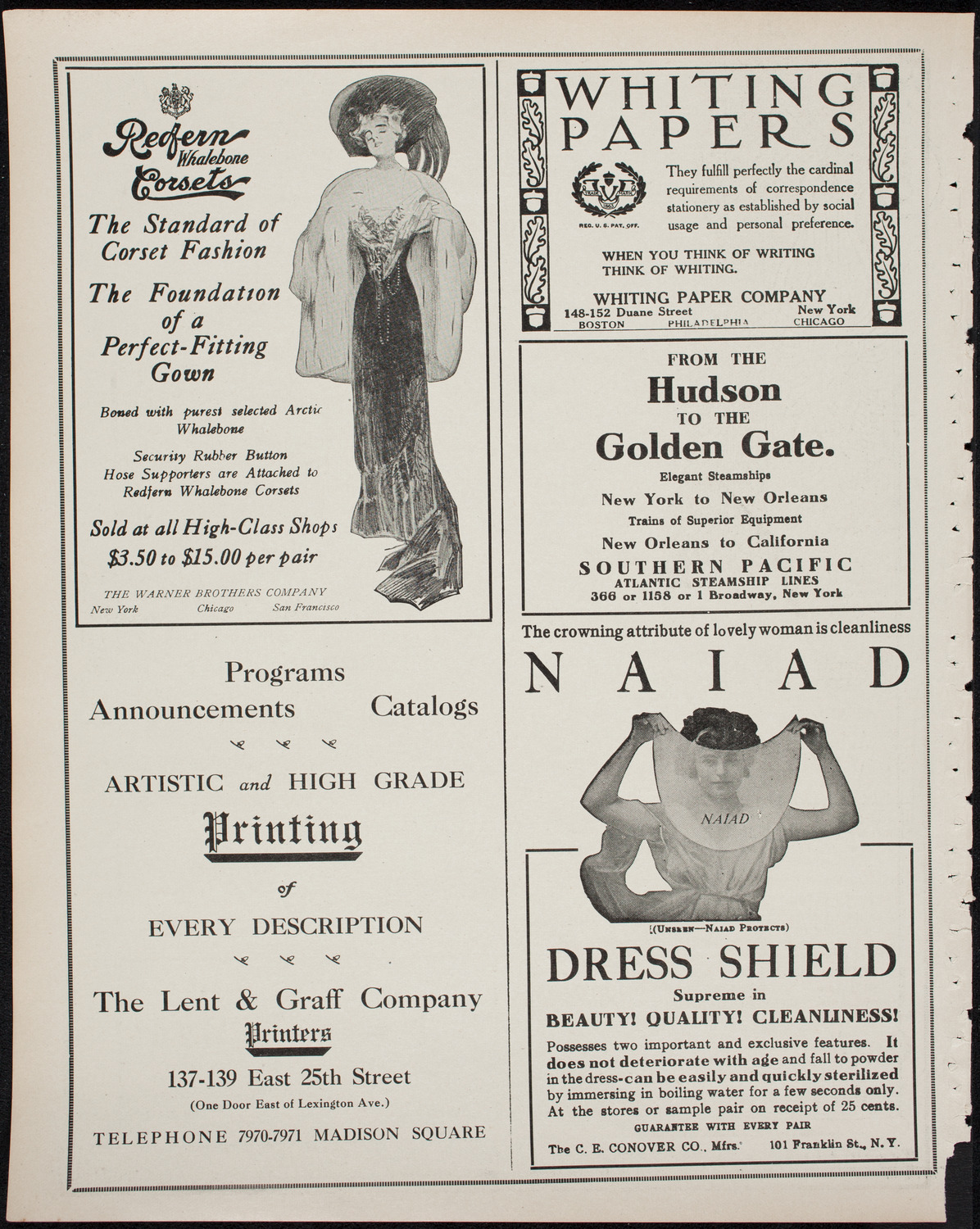 The Civic Forum, April 28, 1911, program page 2