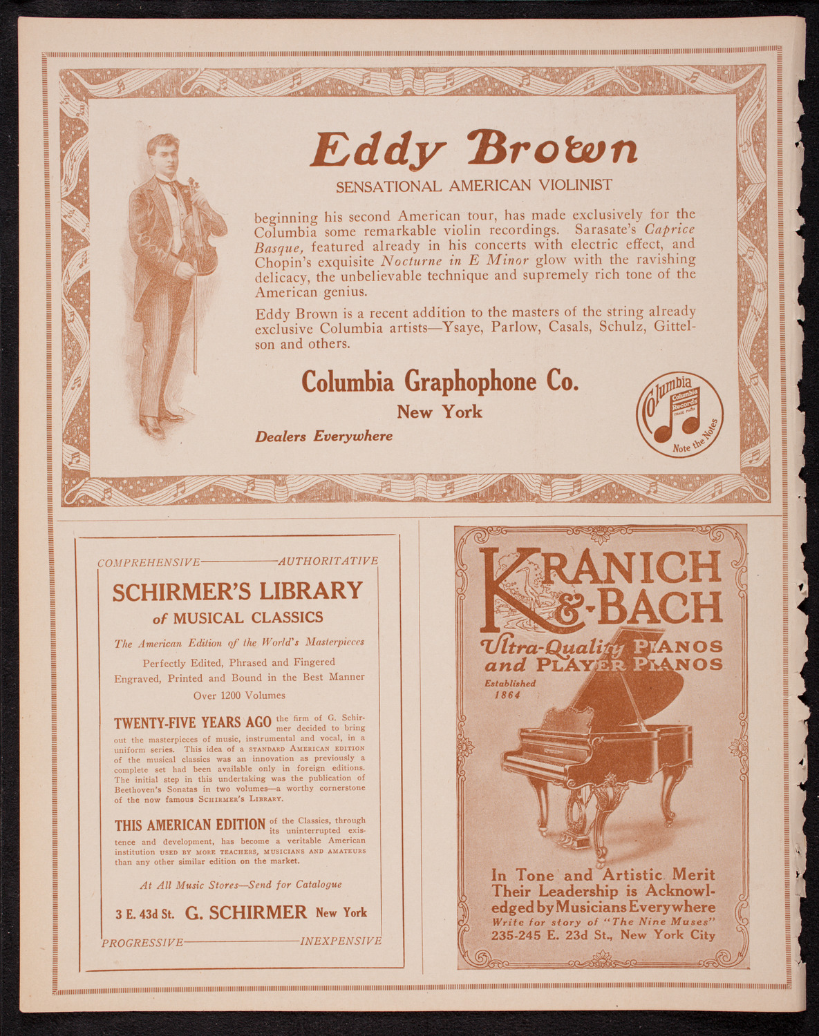 Columbus Day Celebration, October 12, 1916, program page 6