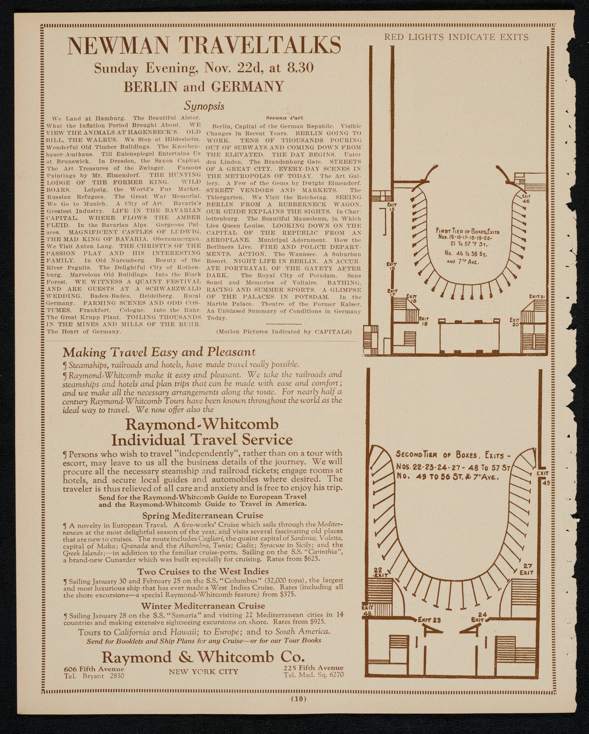 Newman Traveltalks: Norway and Sweden, November 15, 1925, program page 10