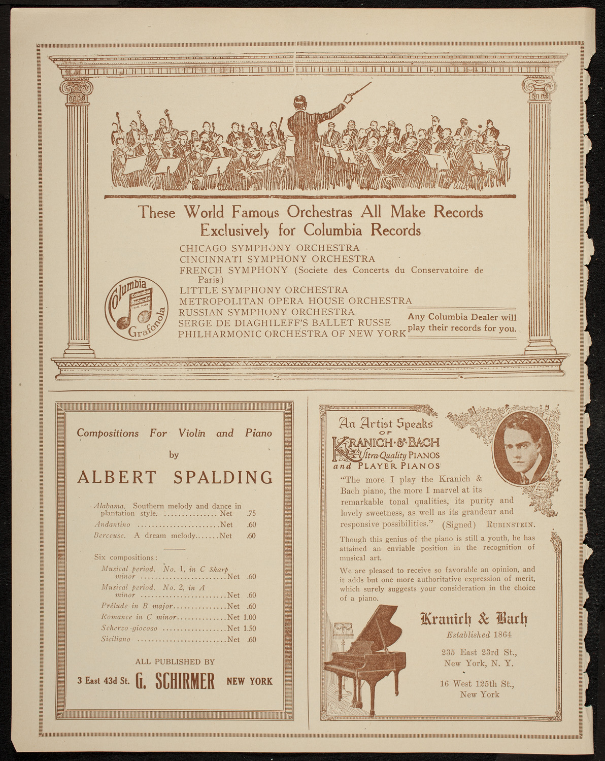 Symphony Concert for Young People, January 3, 1920, program page 6