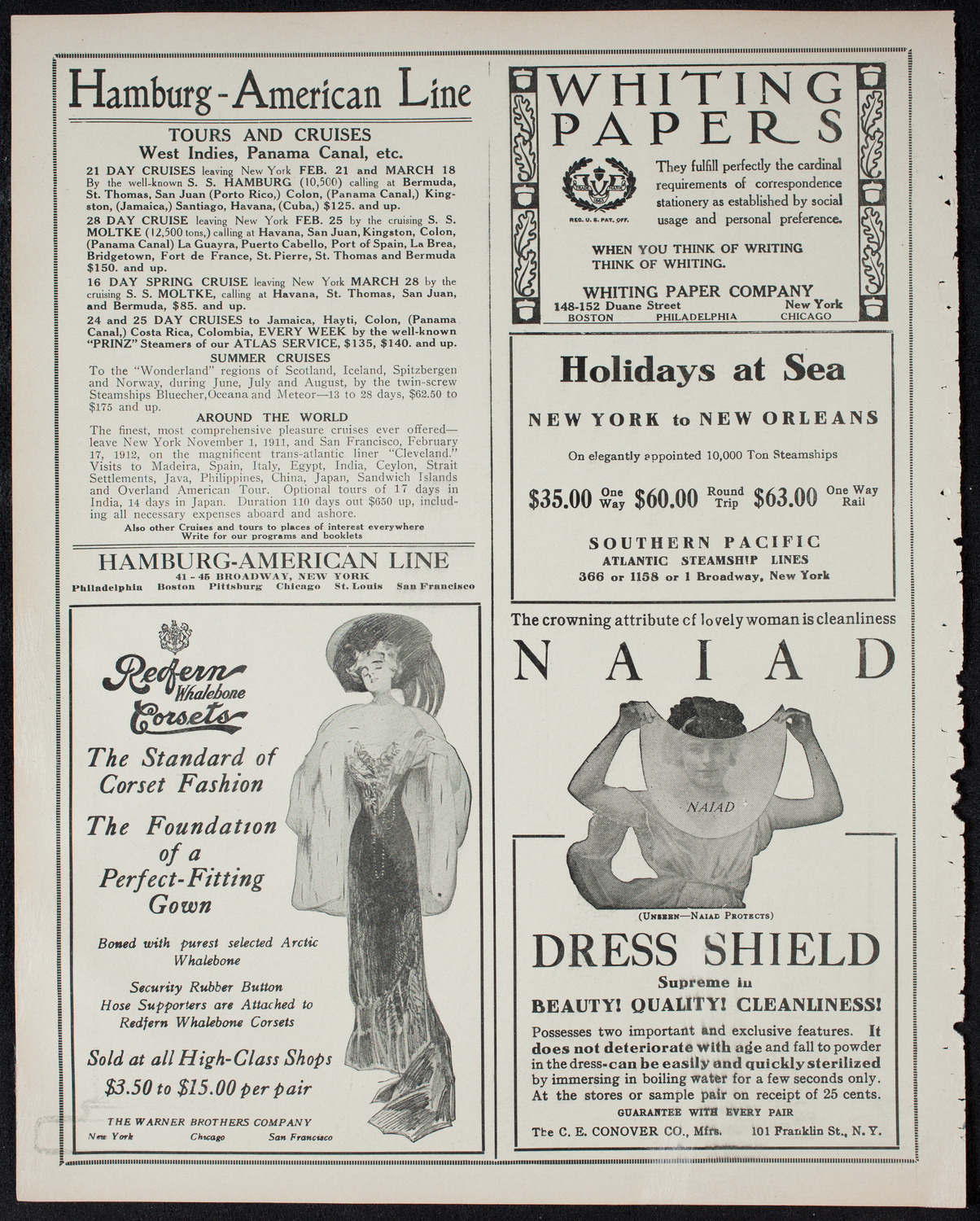 Burton Holmes Travelogue: Passion Play of 1910, February 19, 1911, program page 2