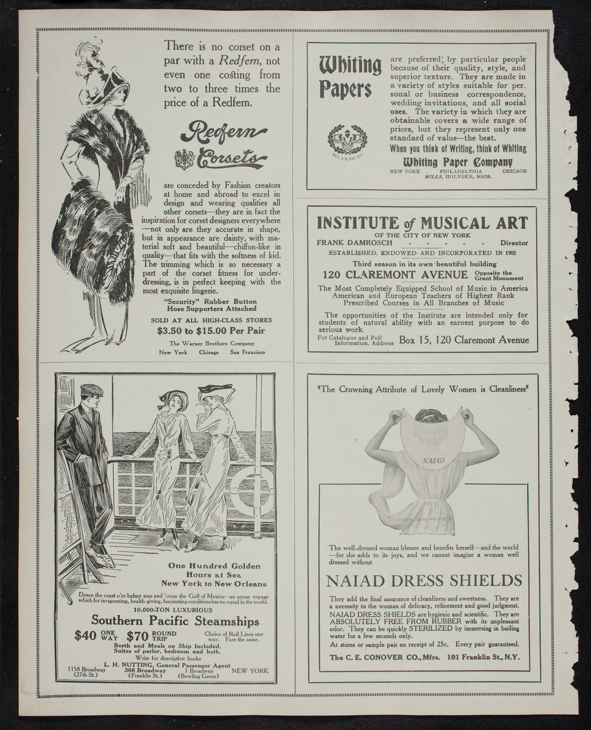 People's Symphony Concert, December 15, 1912, program page 2