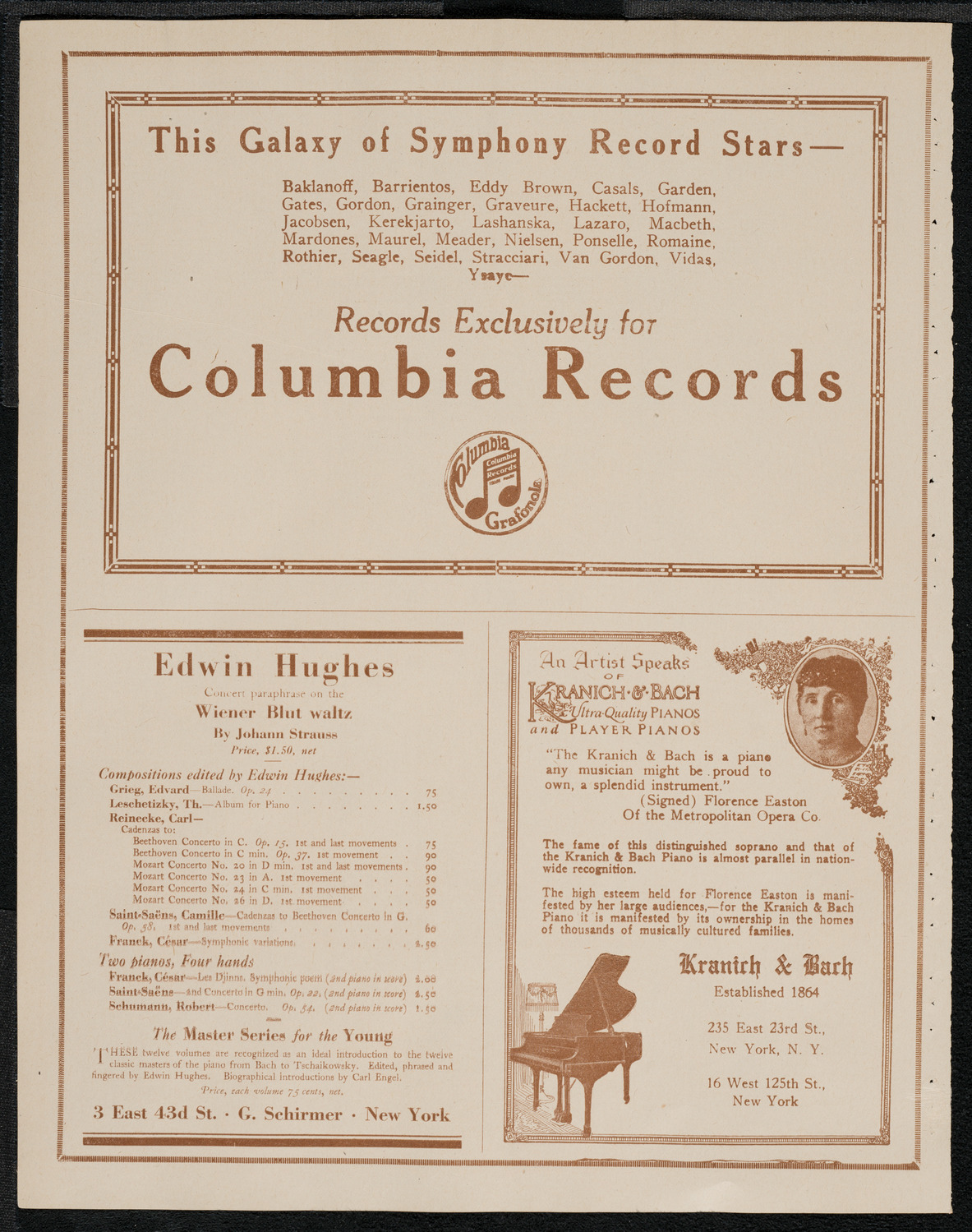 Issay Mitnitzky, Violin, February 23, 1921, program page 6