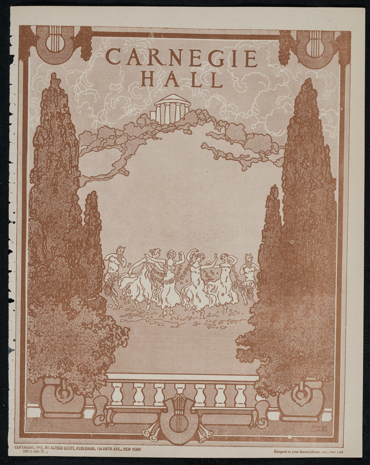 Carlo Sabatini, Violin, February 22, 1921, program page 1