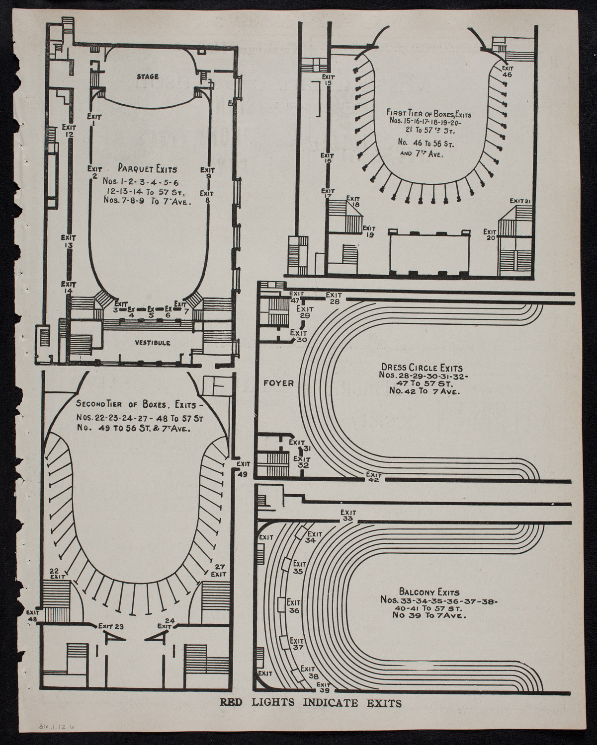 Lecture by Father Bernard Vaughan, January 31, 1912, program page 11