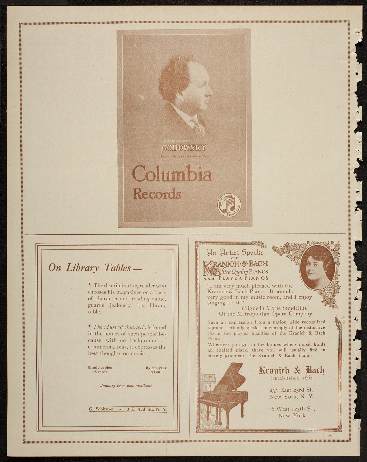 New York Philharmonic, March 14, 1920, program page 6