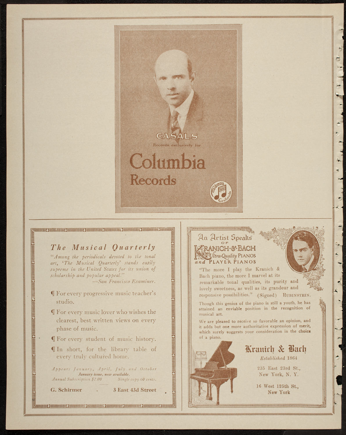 Patriotic Meeting to Commemorate the Birthday of George Washington, February 23, 1920, program page 6