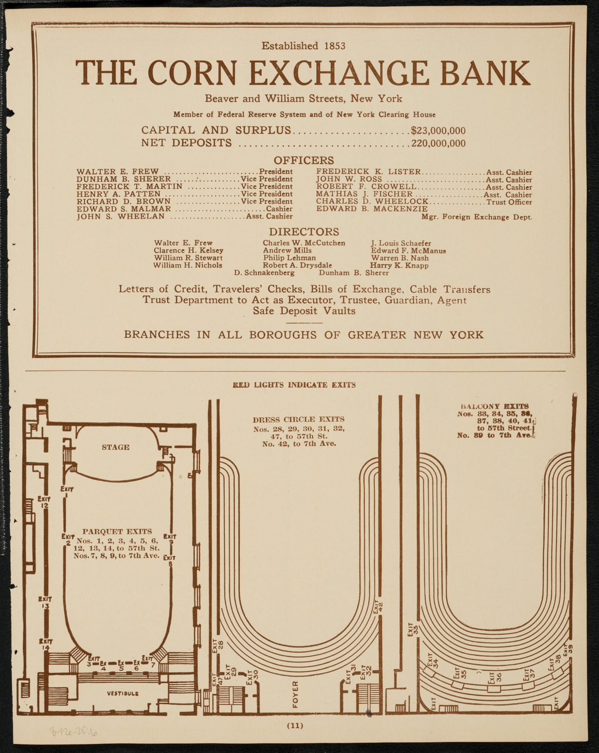 Boston Symphony Orchestra, March 12, 1925, program page 11