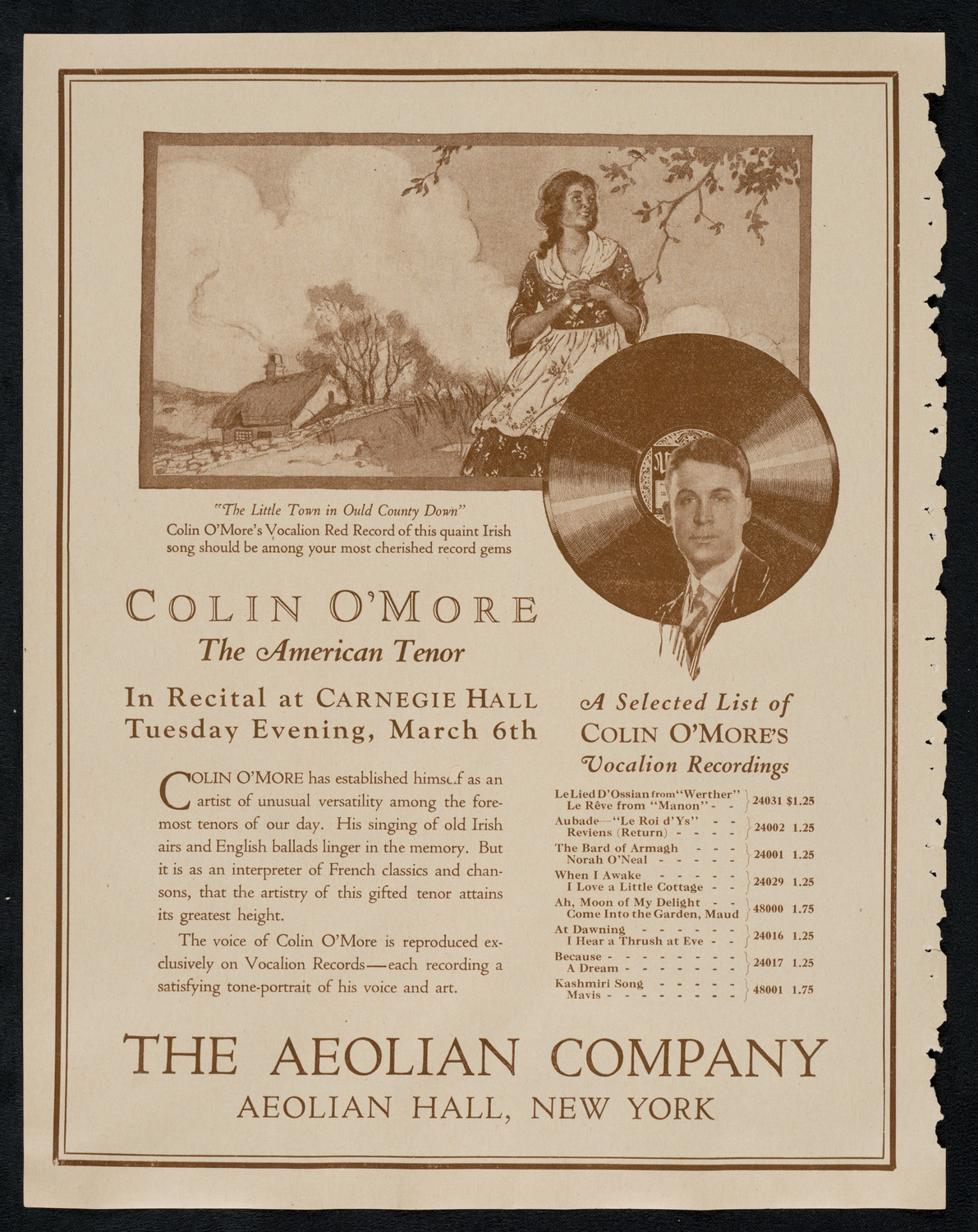 Benefit: American Field Service Fellowships, Franco-American Musical Society, March 5, 1923, program page 2