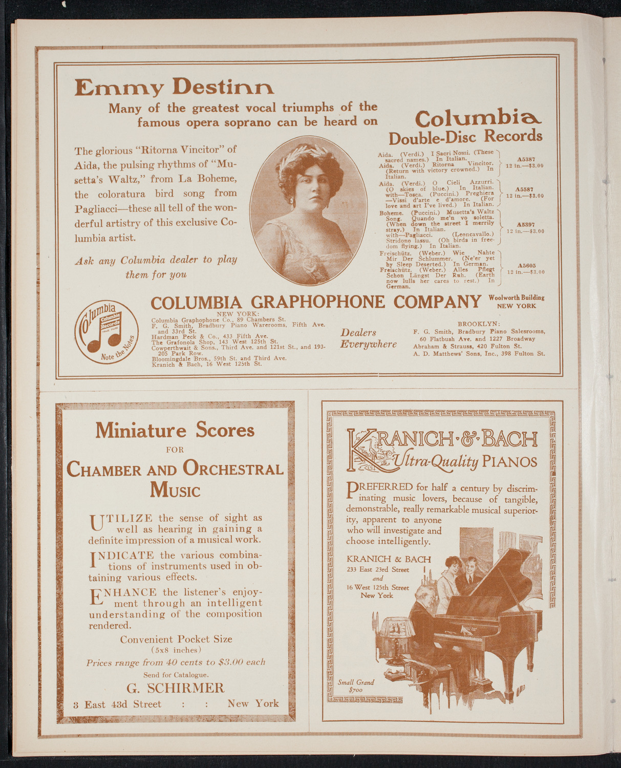 Elmendorf Lecture: Switzerland, November 22, 1915, program page 6