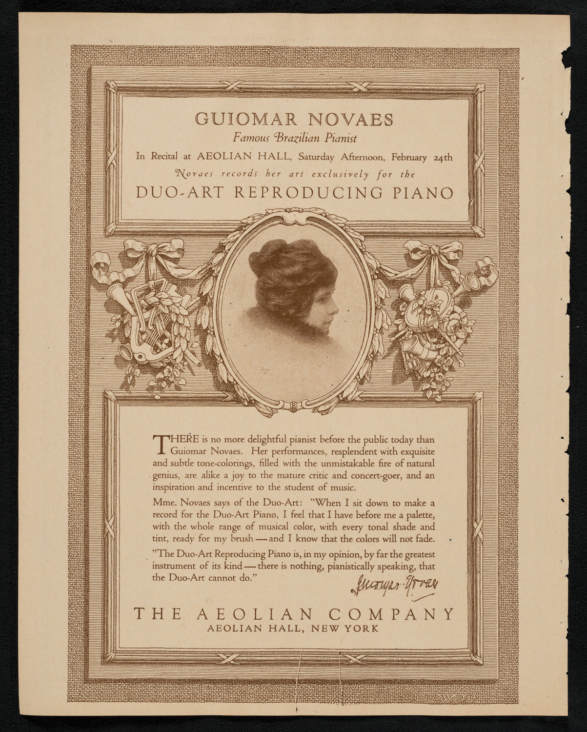 New York Symphony Orchestra, February 16, 1923, program page 2