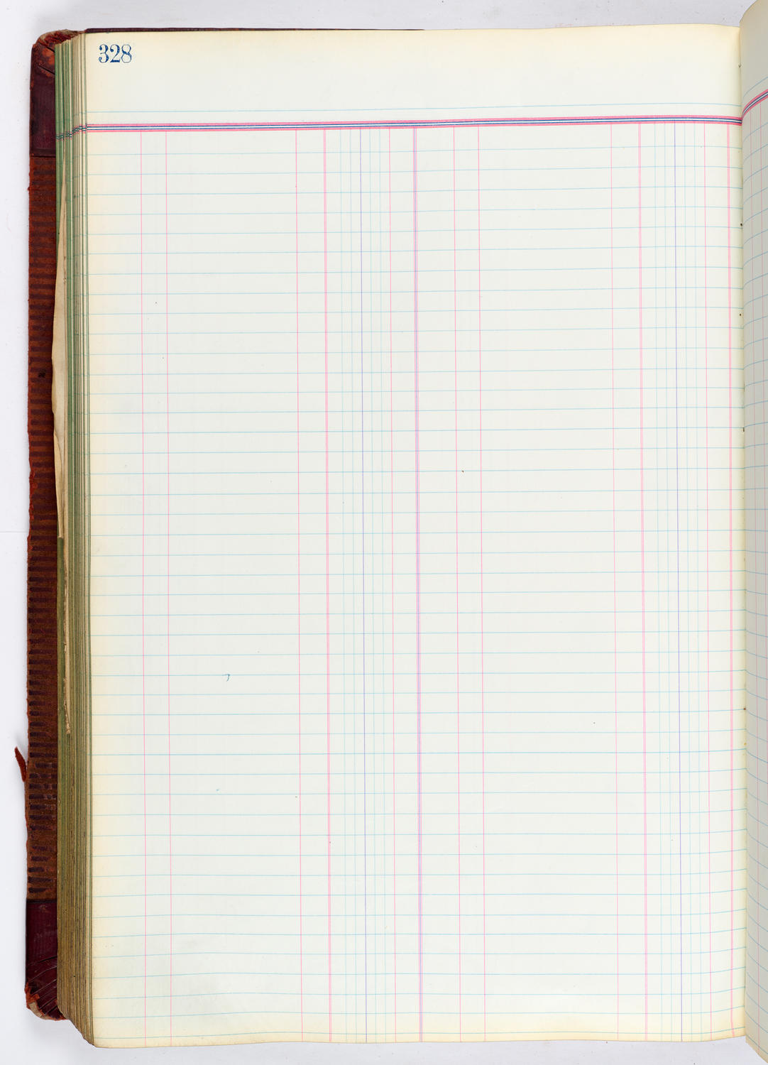 Music Hall Accounting Ledger, volume 4, page 328